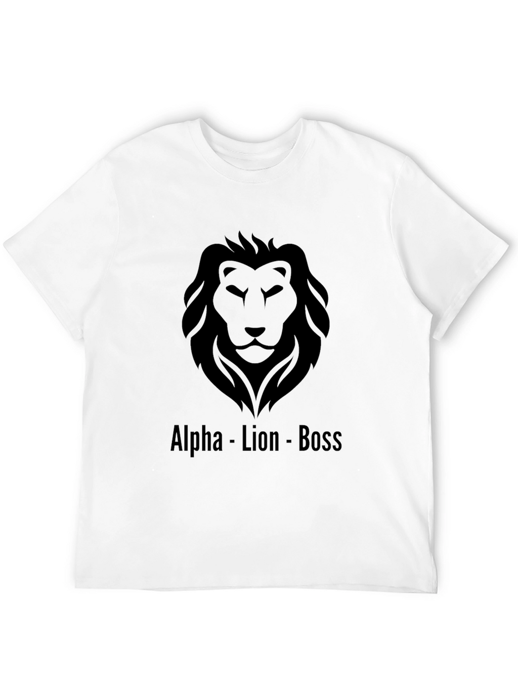 Alpha Lion Boss Graphic Tee - Black