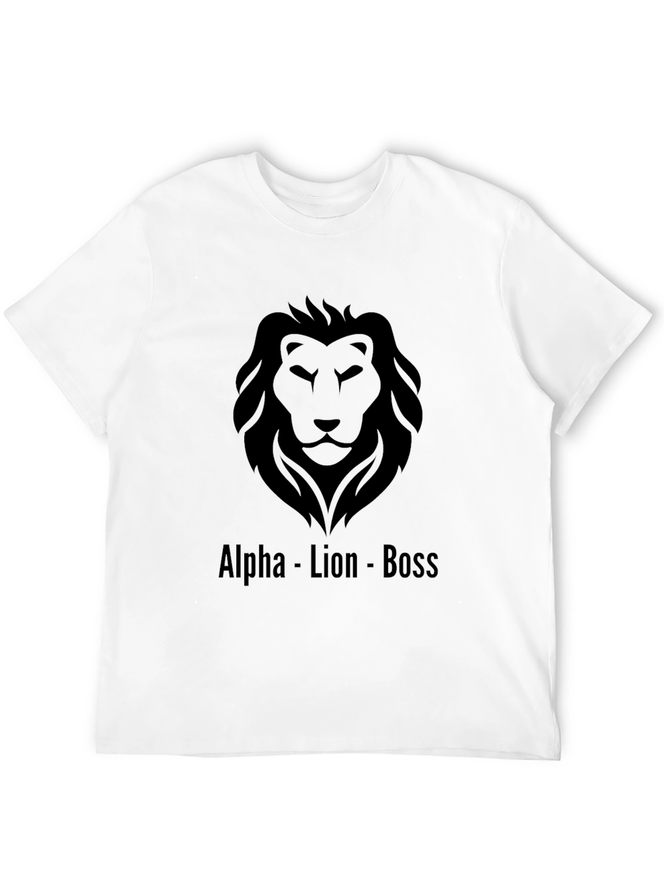 Alpha Lion Boss Graphic Tee - Black