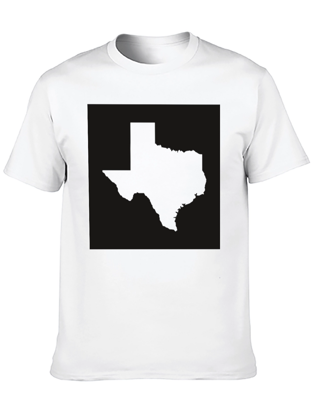 Texas Silhouette Black T-Shirt - Graphic Tee