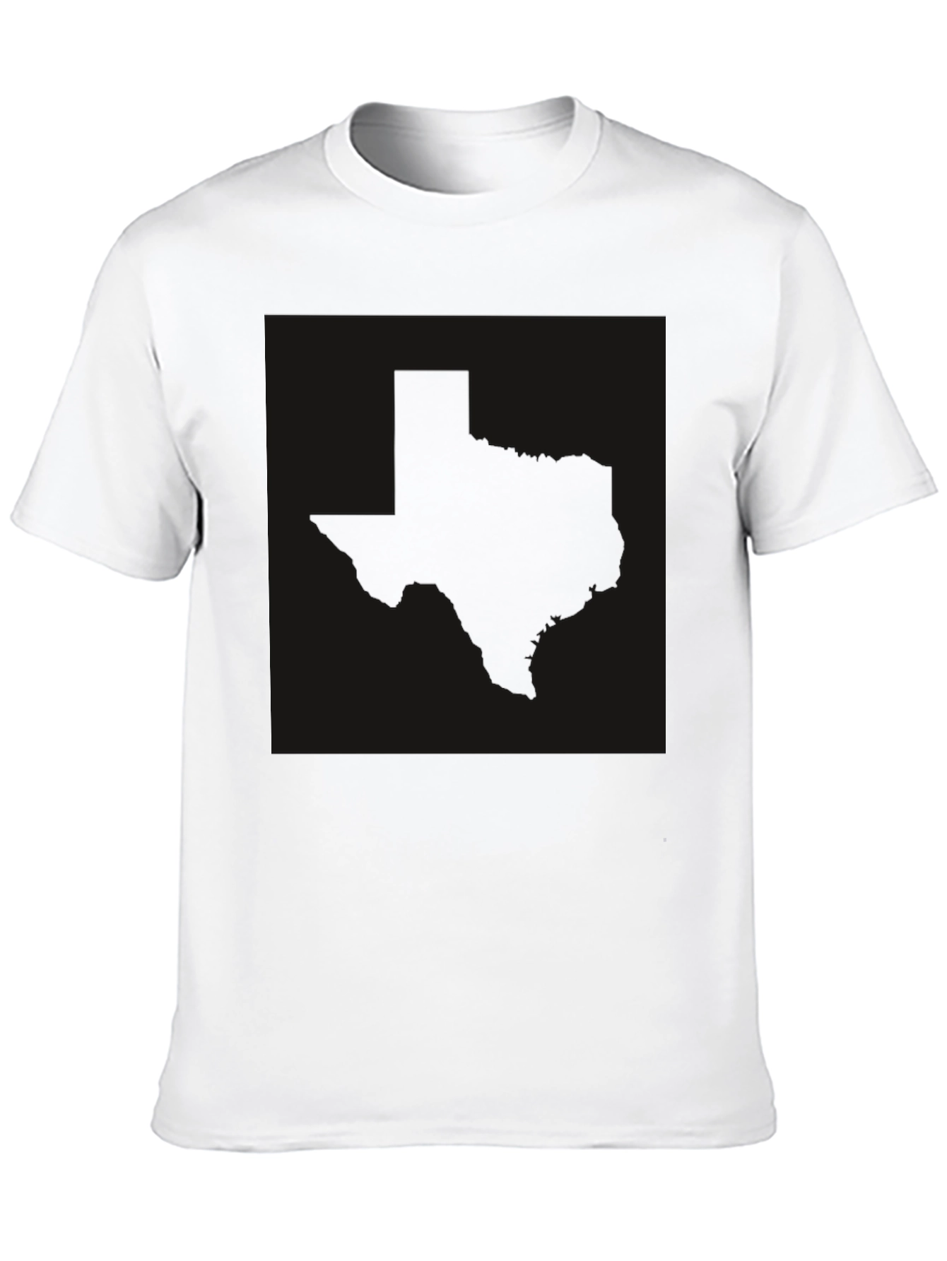 Texas Silhouette Black T-Shirt - Graphic Tee