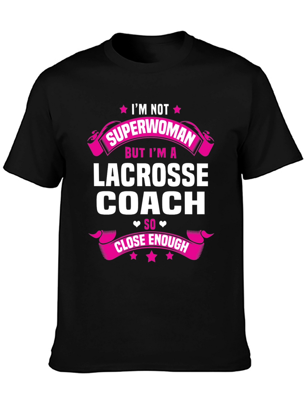Lacrosse Coach Superwoman T-Shirt