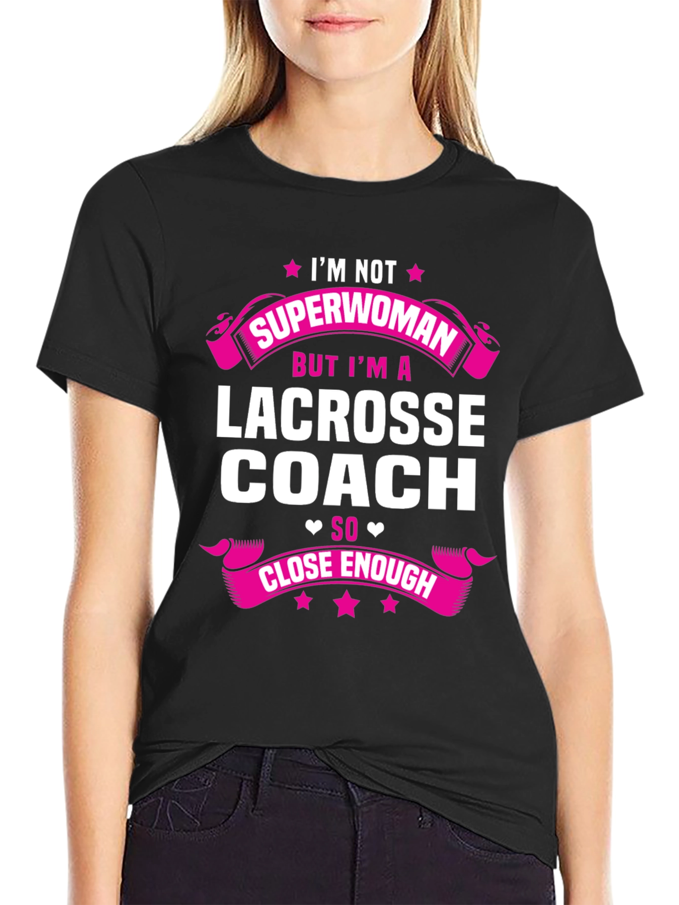 Lacrosse Coach Superwoman T-Shirt