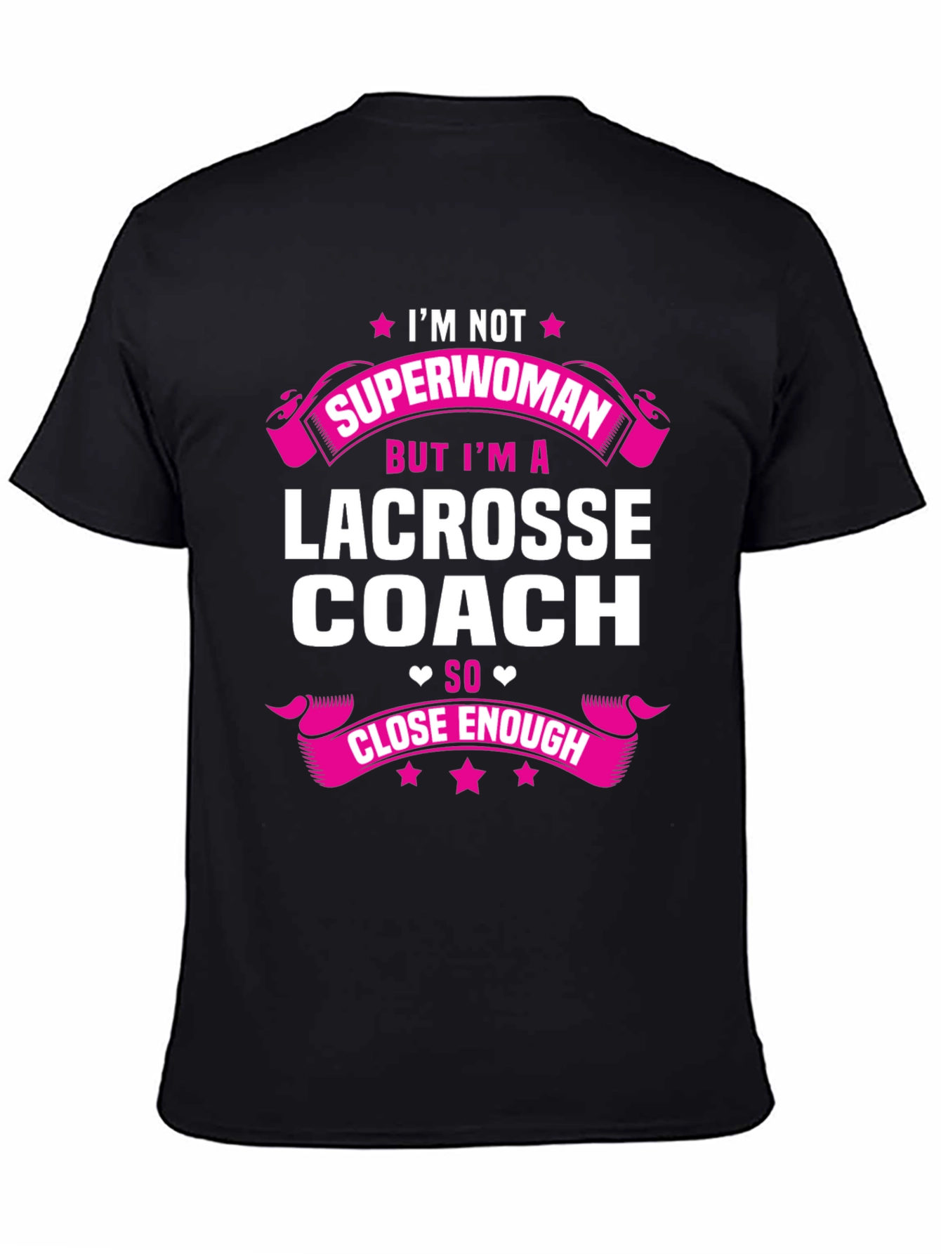 Lacrosse Coach Superwoman T-Shirt