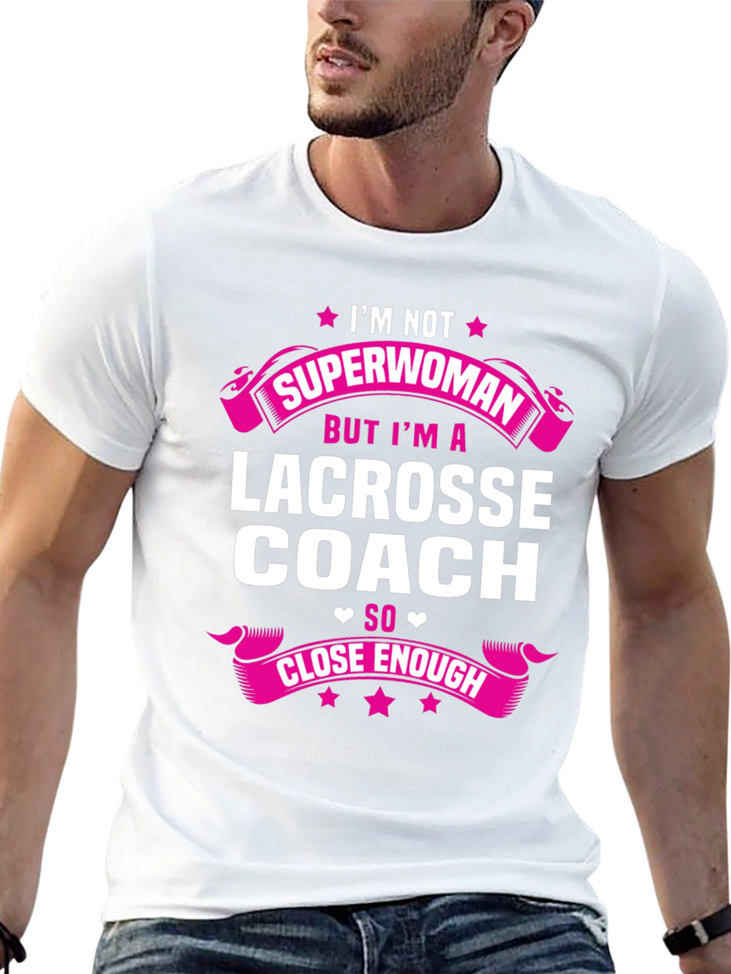 Lacrosse Coach Superwoman T-Shirt
