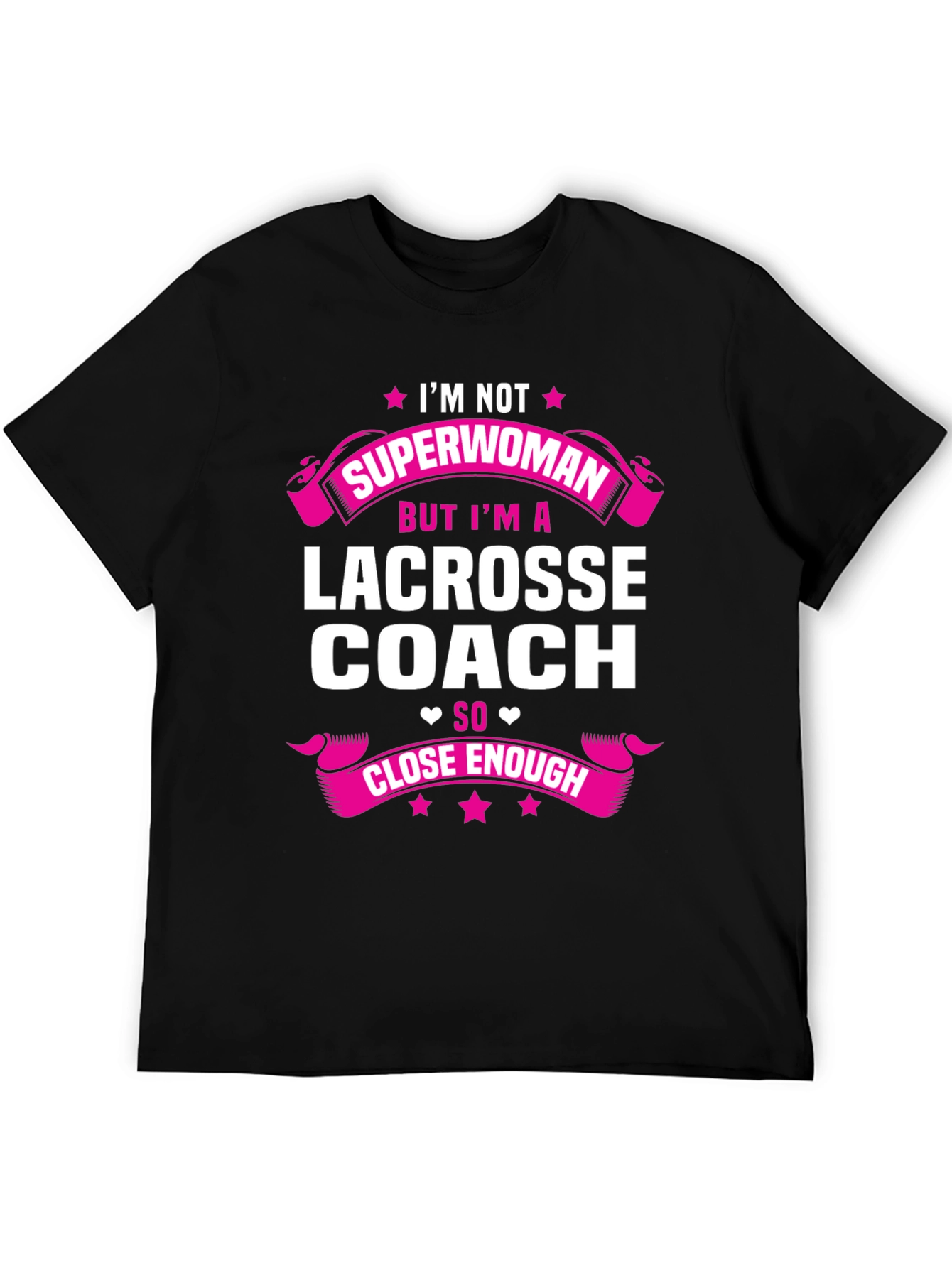 Lacrosse Coach Superwoman T-Shirt