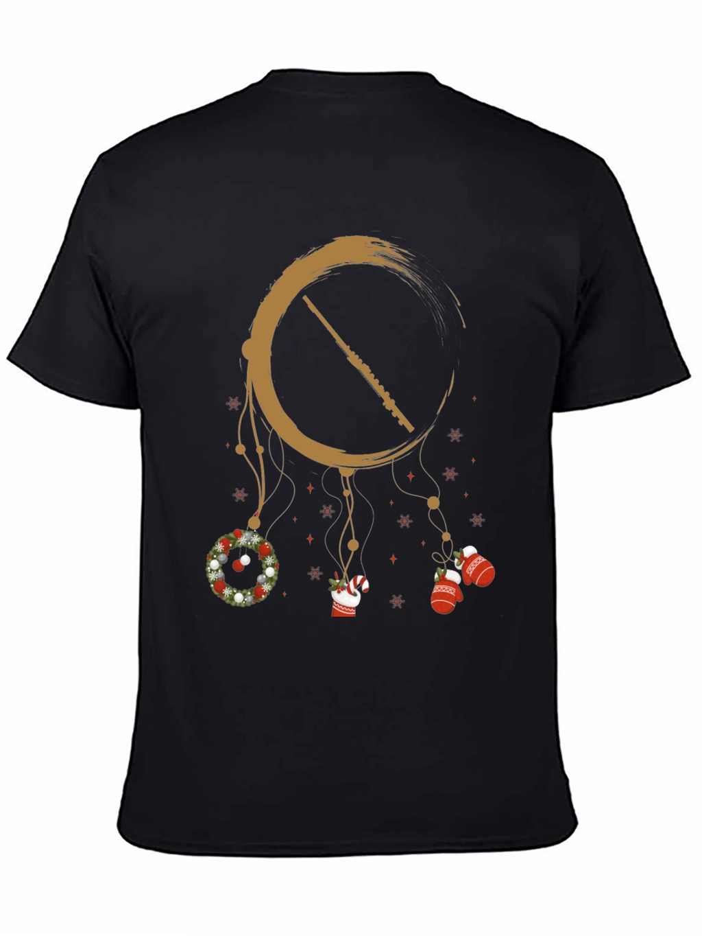 Holiday Flute Dreamcatcher Graphic Tee