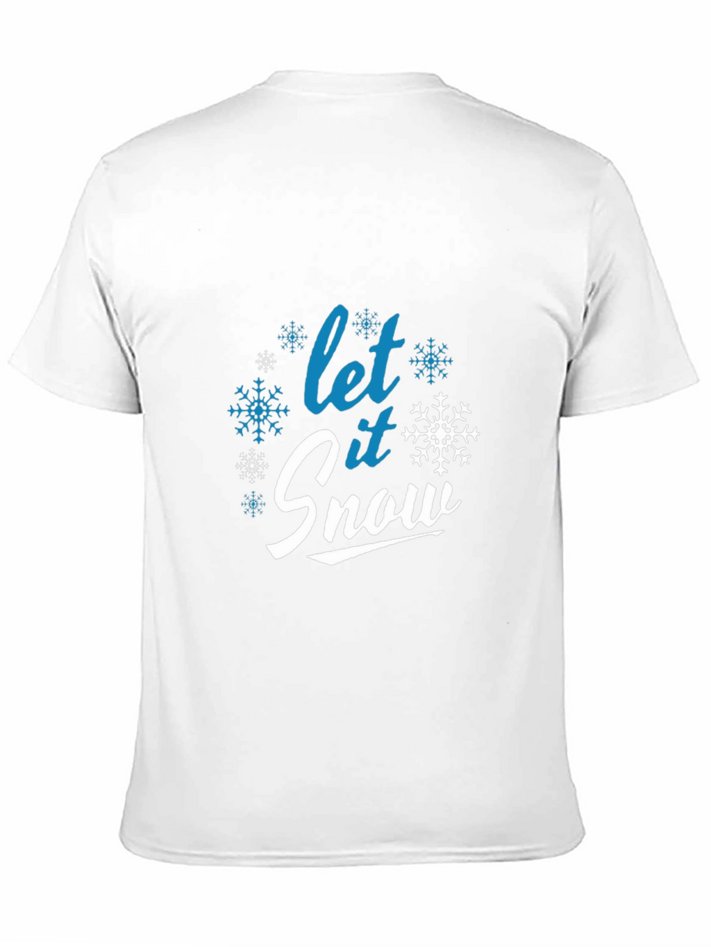 Let it Snow Black Graphic Tee