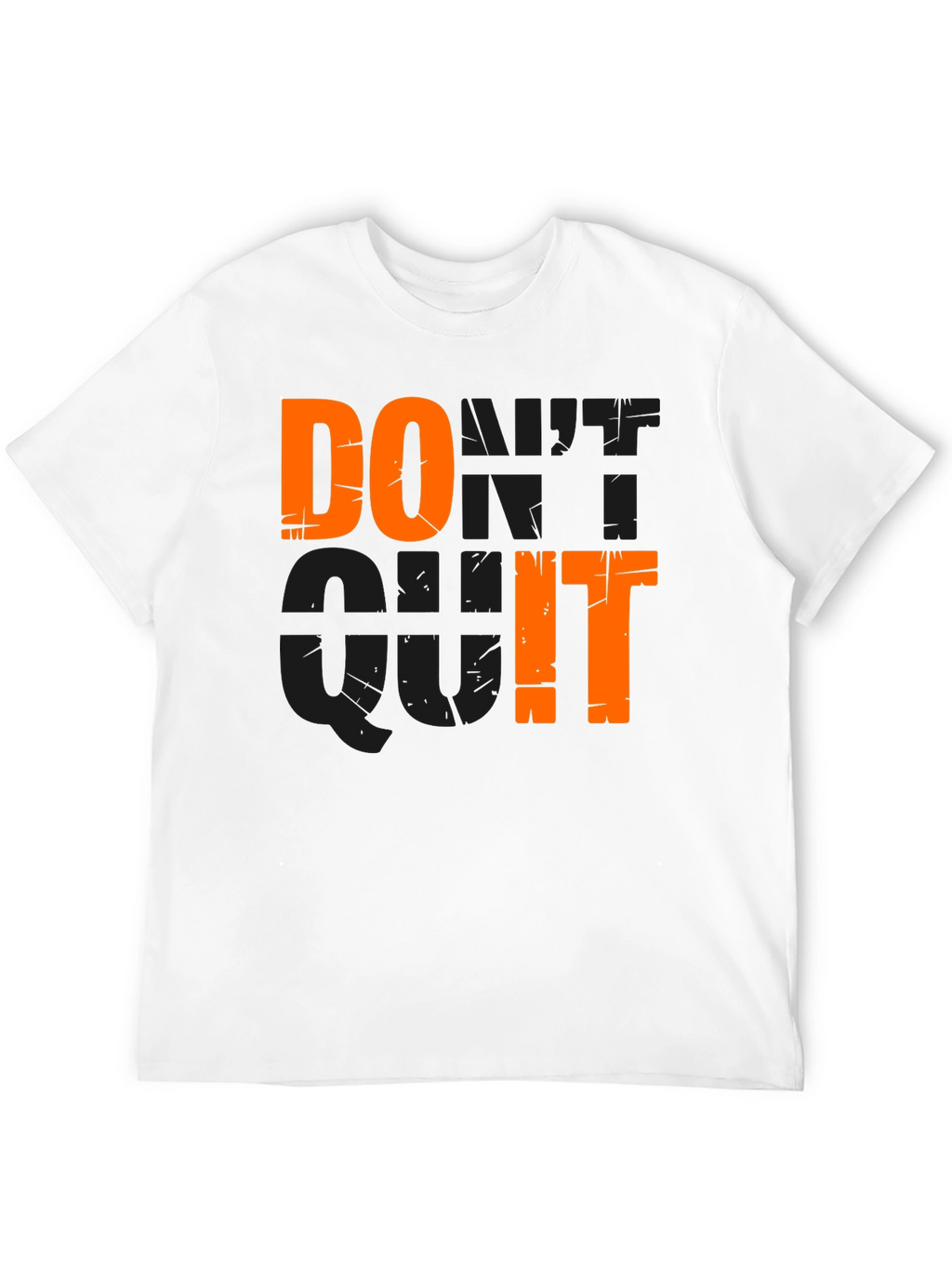 Do It Motivational Graphic Black T-Shirt