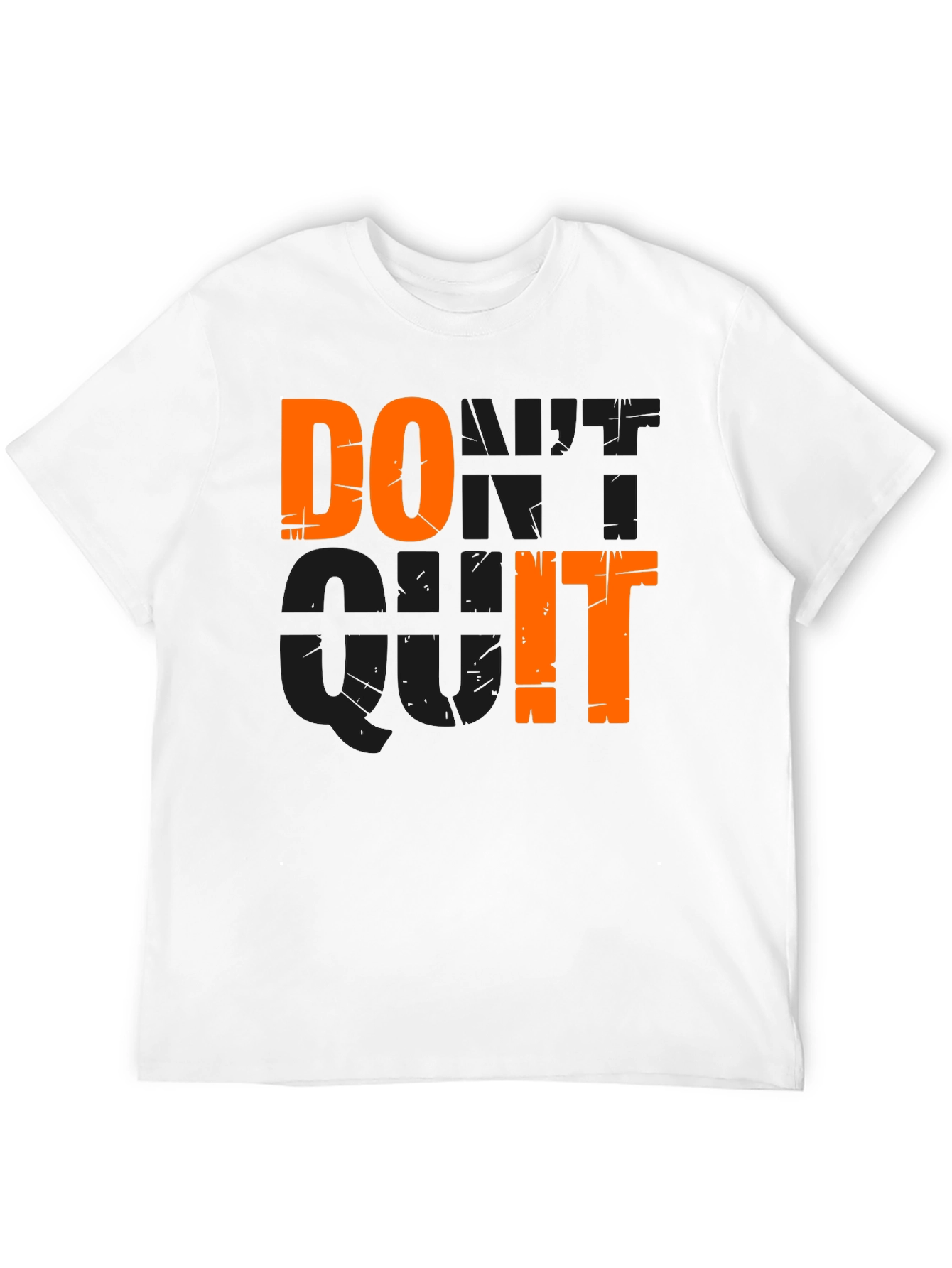 Do It Motivational Graphic Black T-Shirt