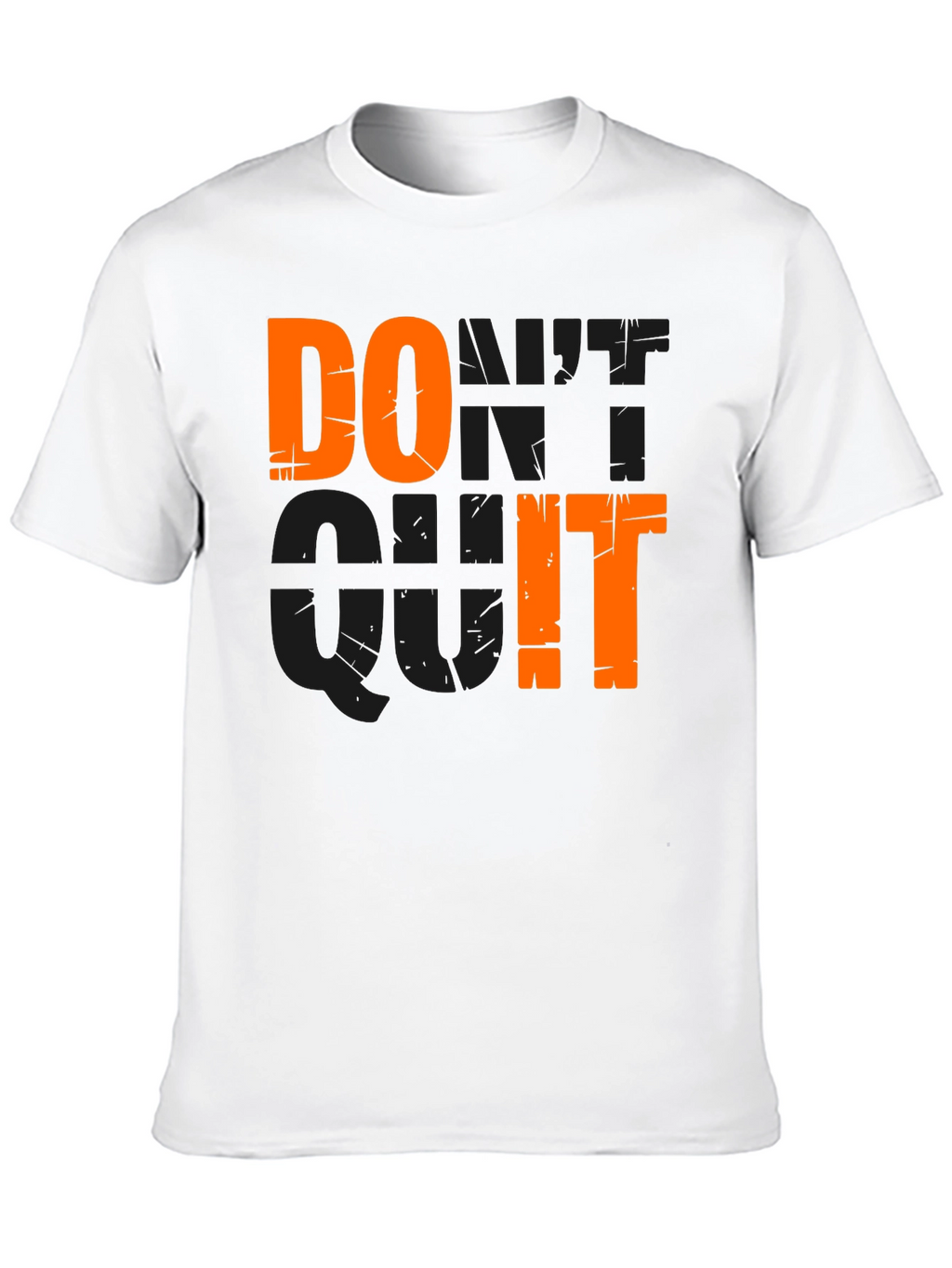 Do It Motivational Graphic Black T-Shirt