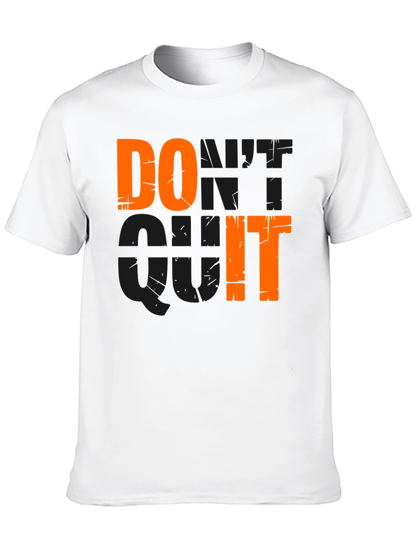 Do It Motivational Graphic Black T-Shirt