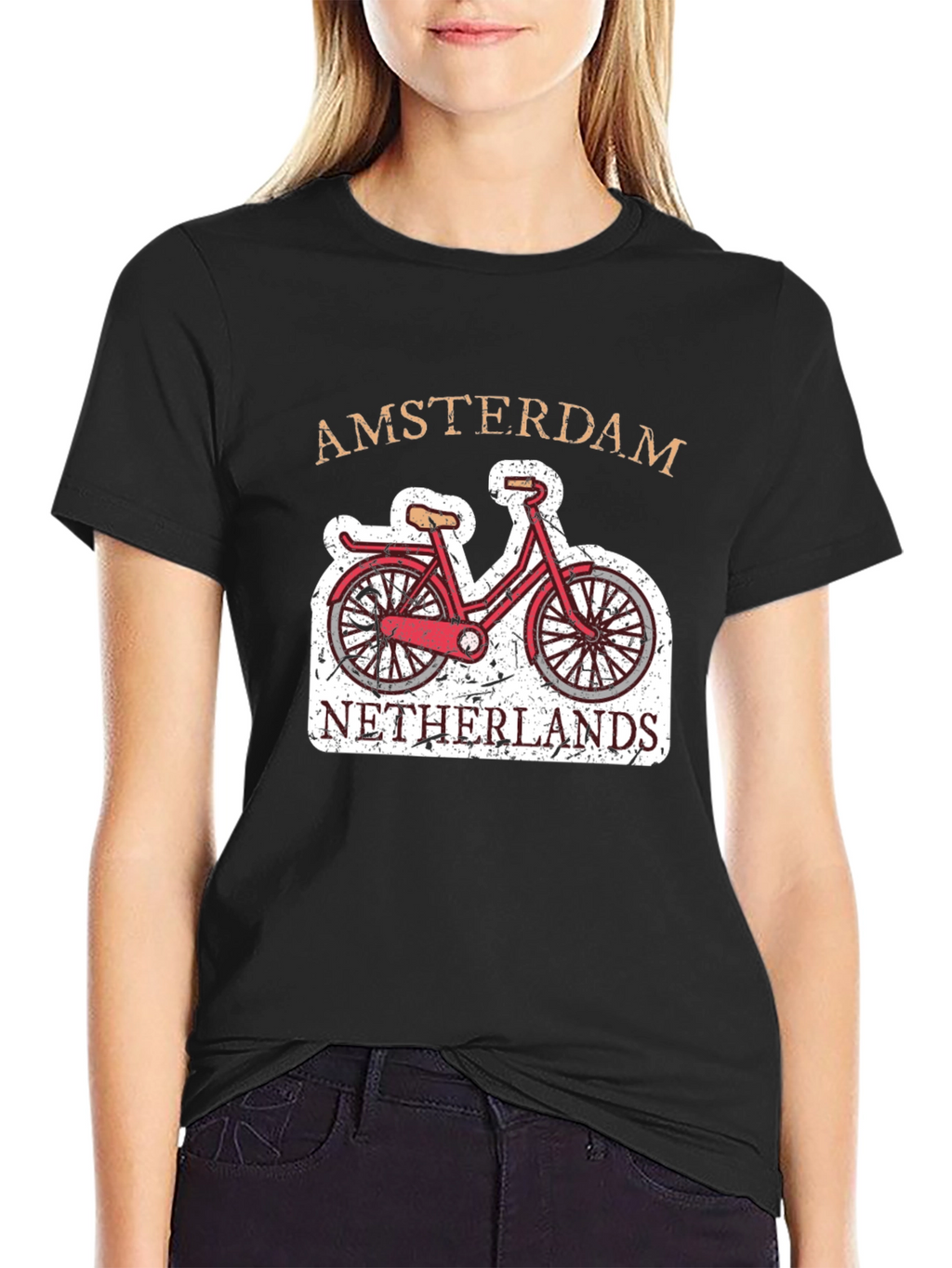 Amsterdam Netherlands Bicycle T-Shirt