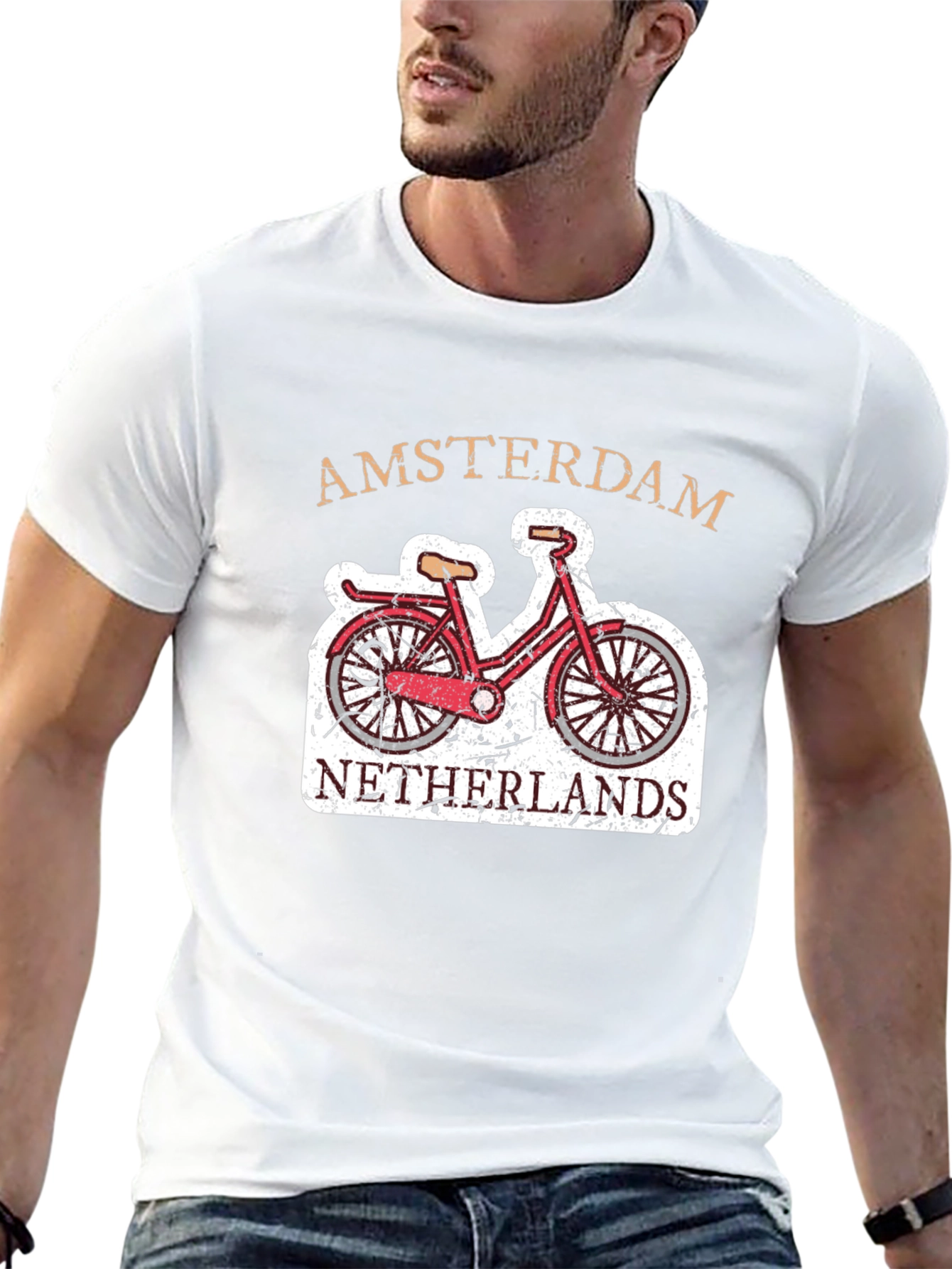Amsterdam Netherlands Bicycle T-Shirt