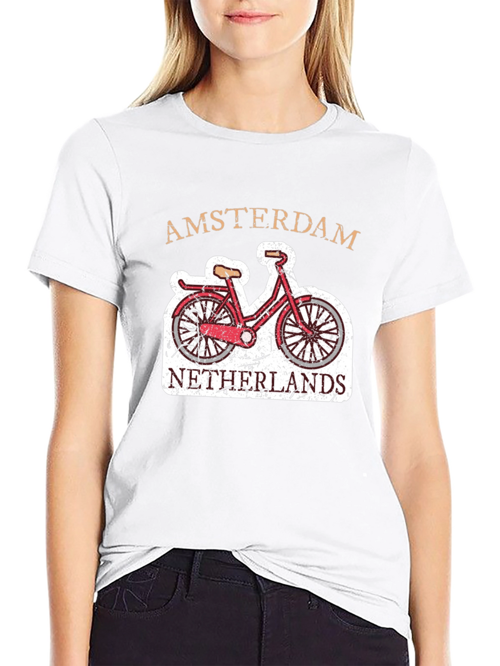 Amsterdam Netherlands Bicycle T-Shirt
