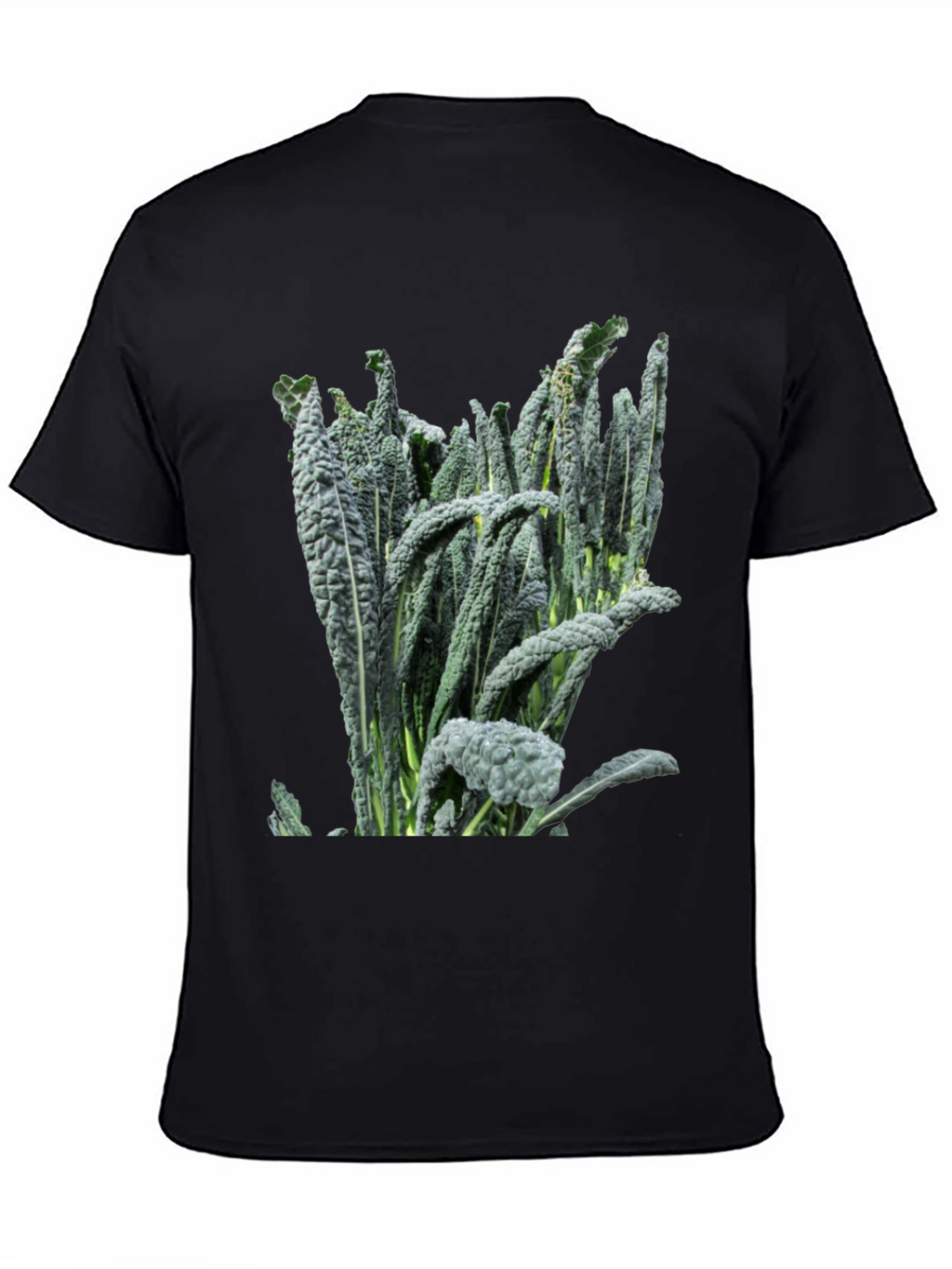 Kale Graphic Black T-Shirt