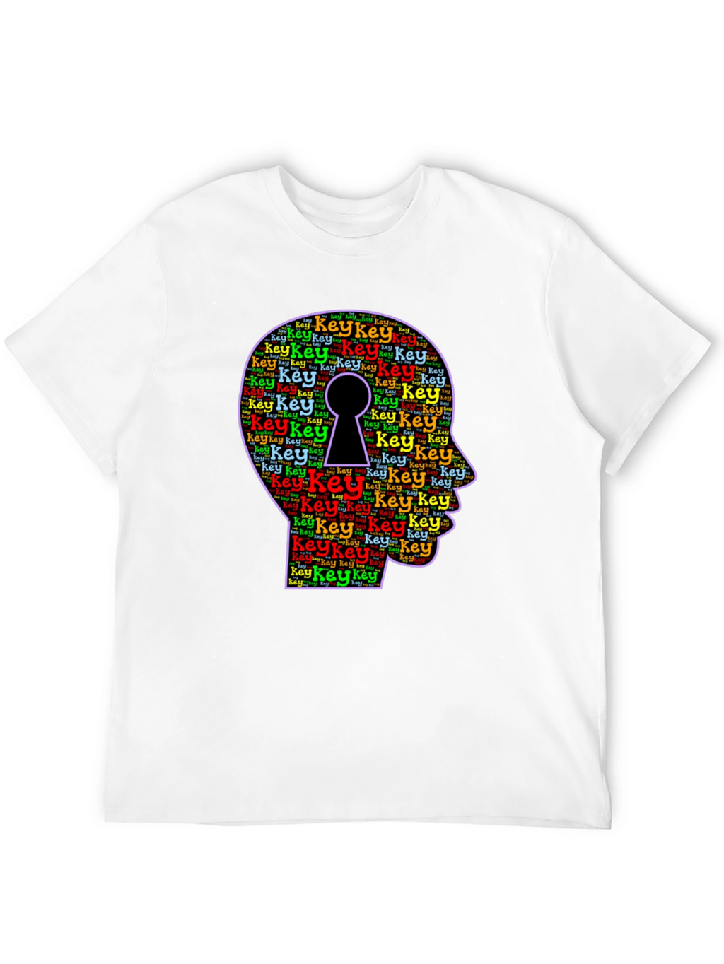 Key Head Graphic T-Shirt