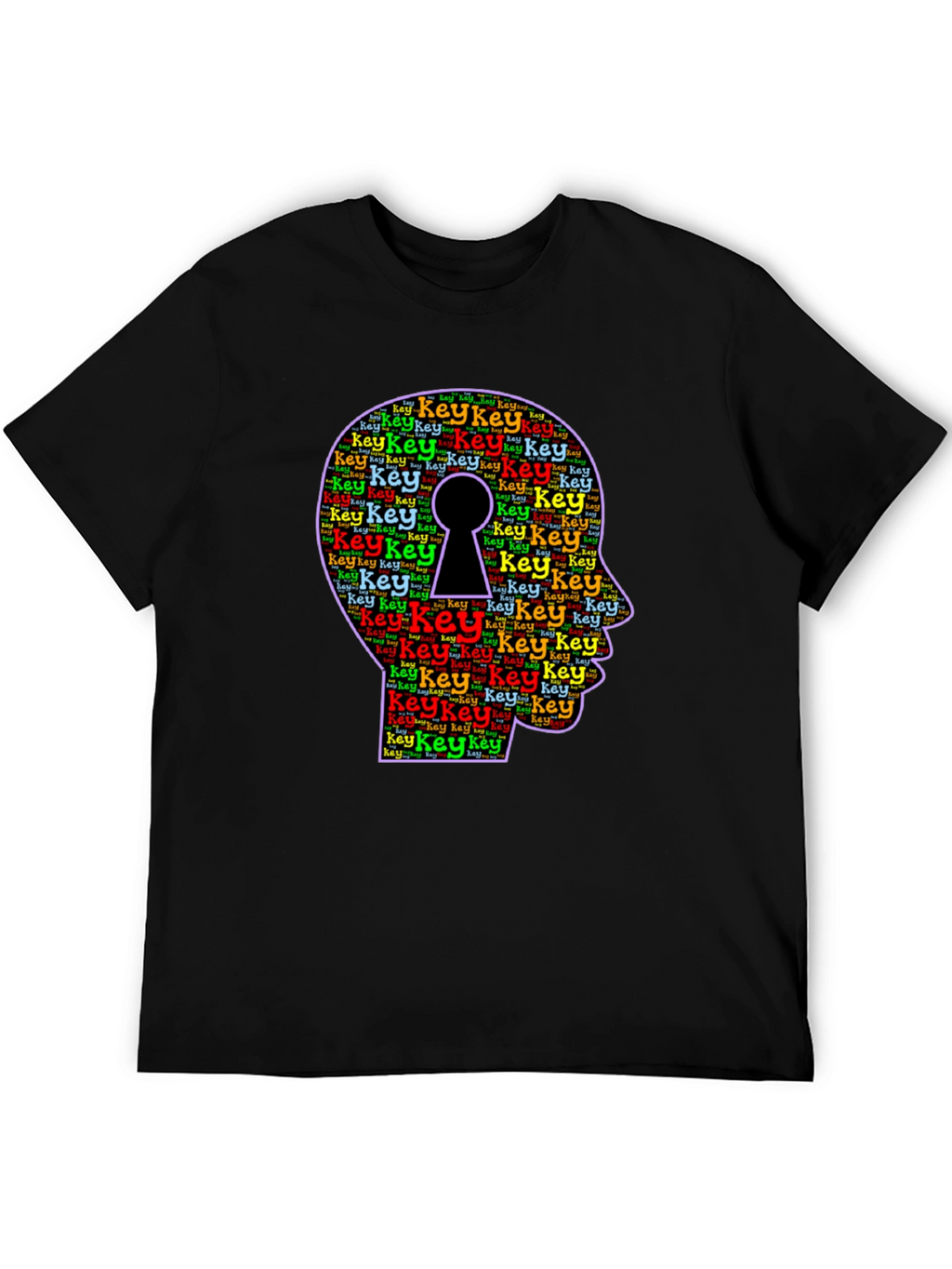 Key Head Graphic T-Shirt