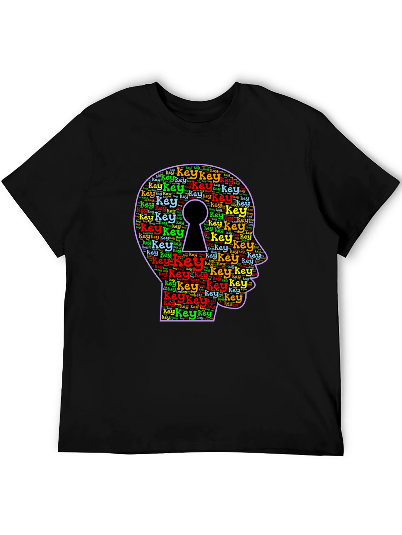 Key Head Graphic T-Shirt
