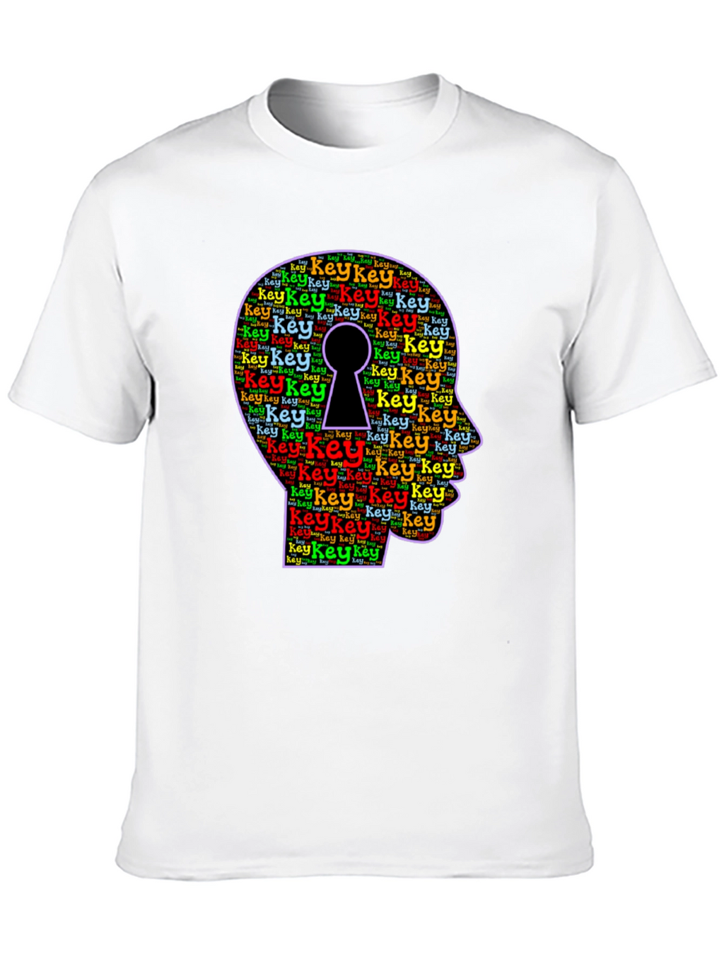 Key Head Graphic T-Shirt