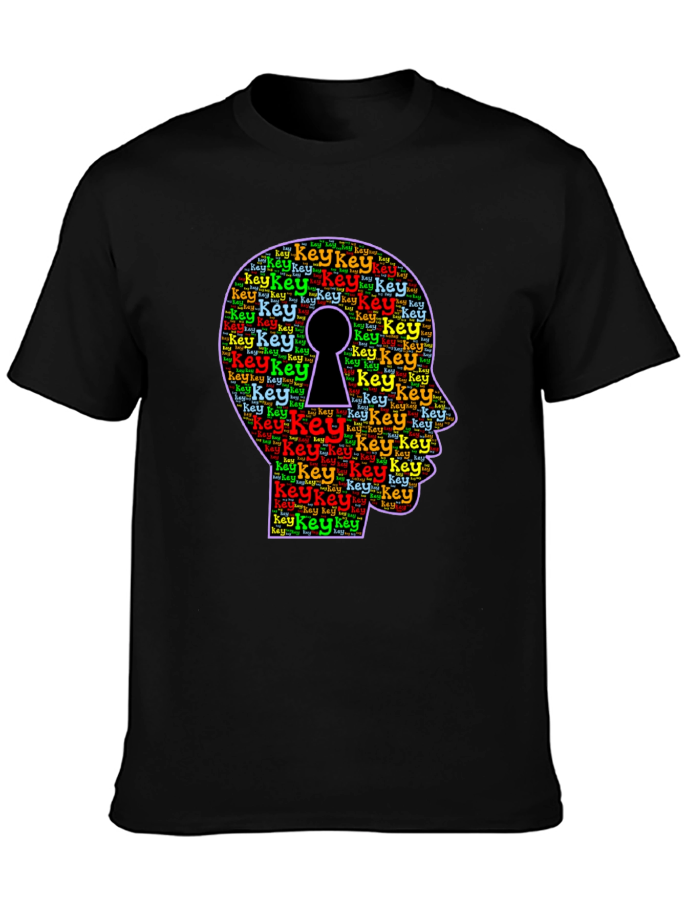 Key Head Graphic T-Shirt