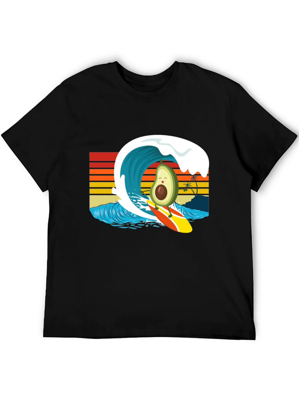 Surfing Avocado Graphic Tee