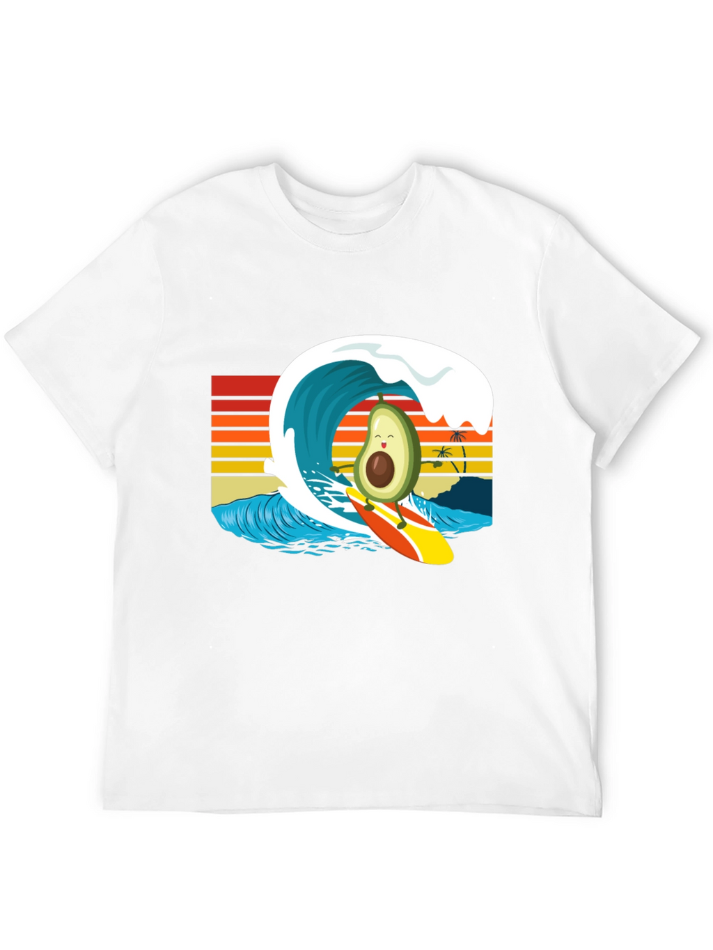 Surfing Avocado Graphic Tee