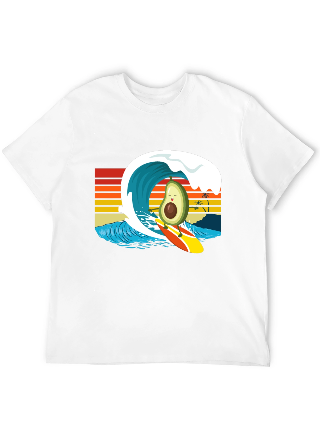 Surfing Avocado Graphic Tee