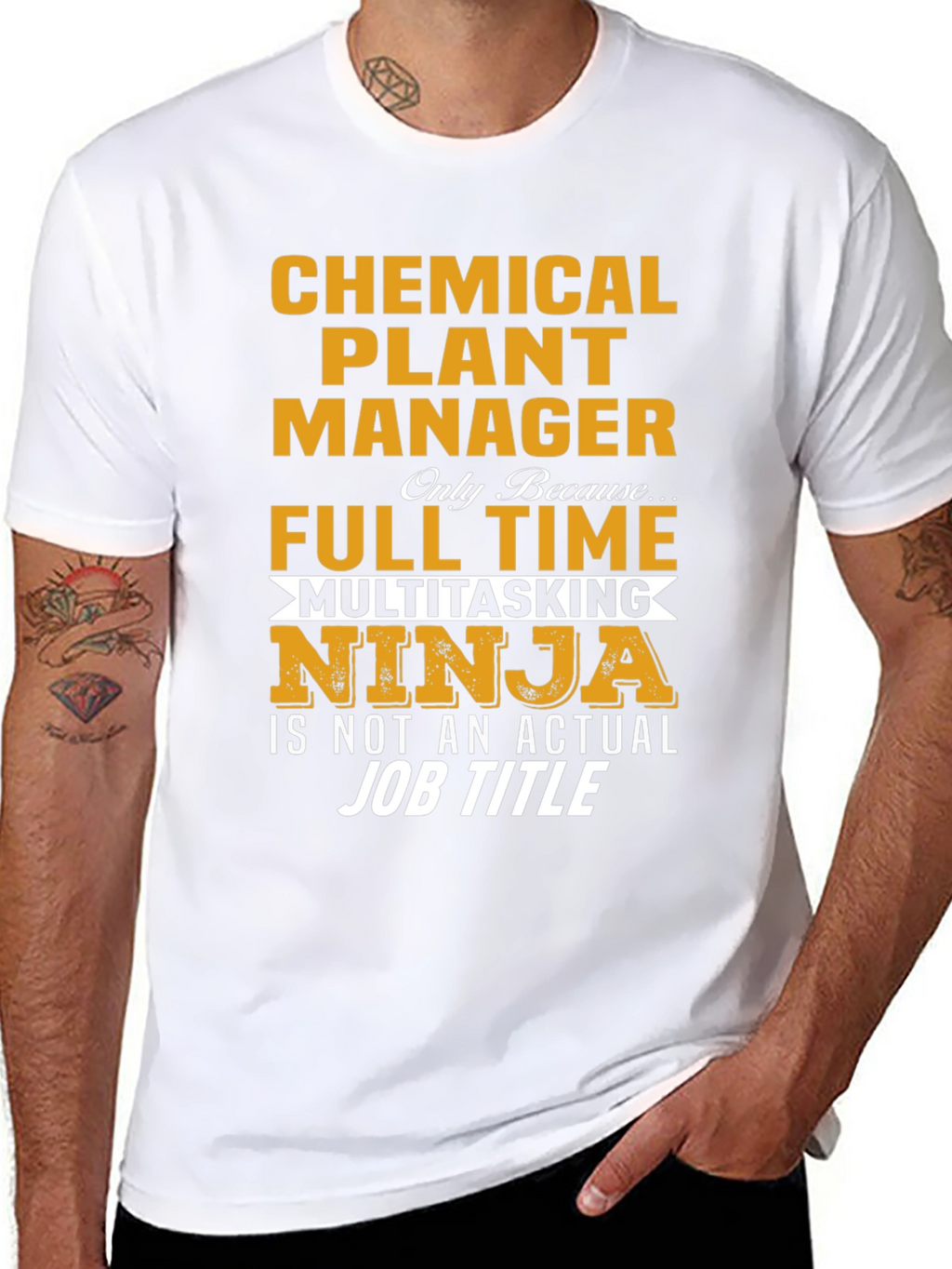 Chemical Plant Manager Ninja T-Shirt