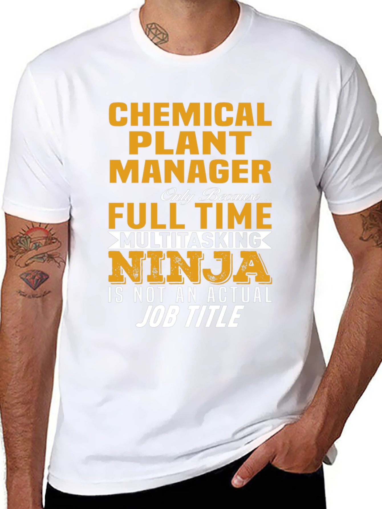 Chemical Plant Manager Ninja T-Shirt