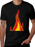 Flaming Hot Graphic Tee - Bold Style!
