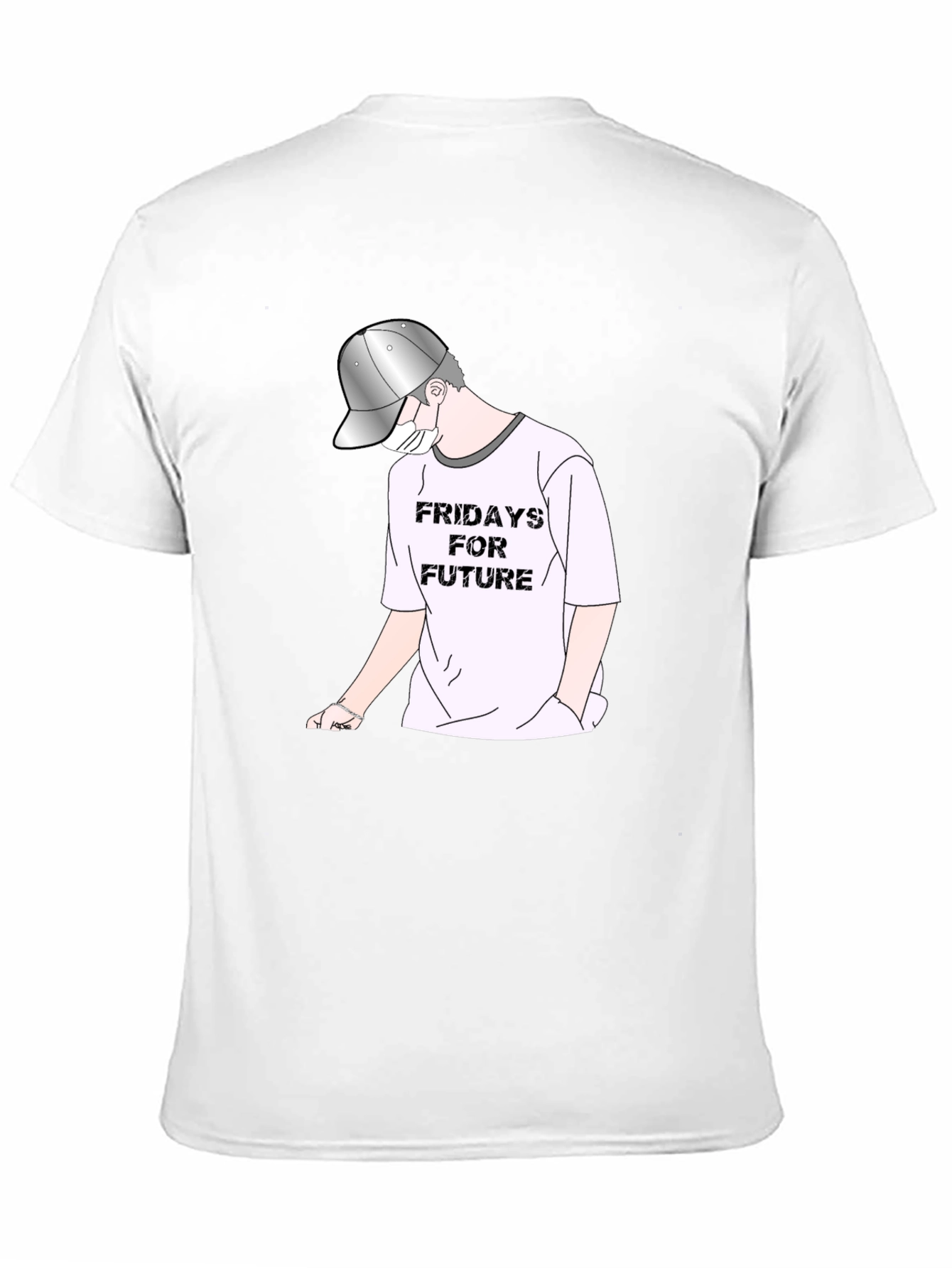 Fridays For Future Black Graphic Tee