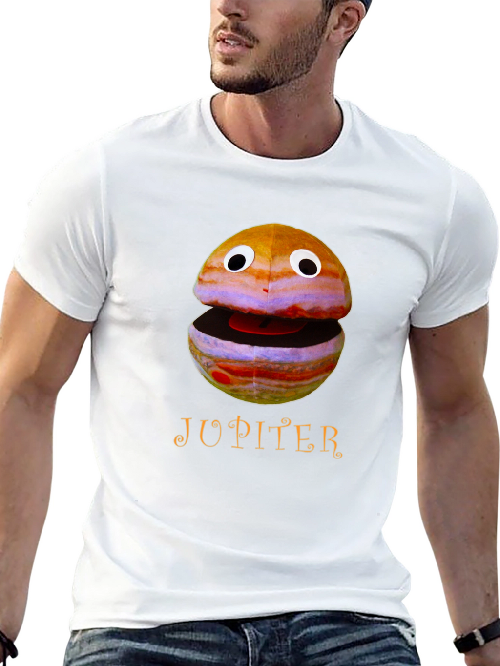 Jupiter Planet Graphic T-Shirt - Unique Space Design