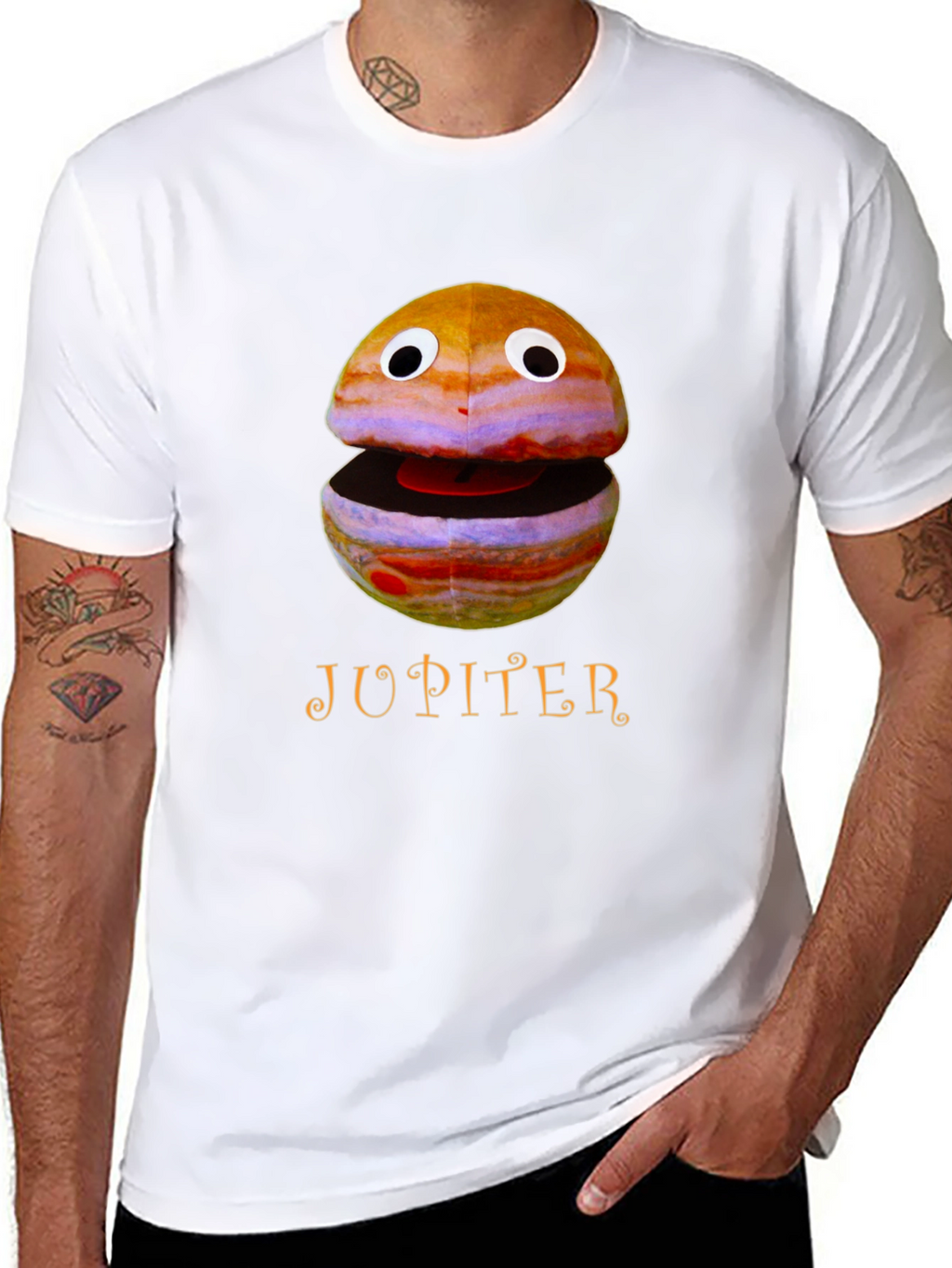 Jupiter Planet Graphic T-Shirt - Unique Space Design