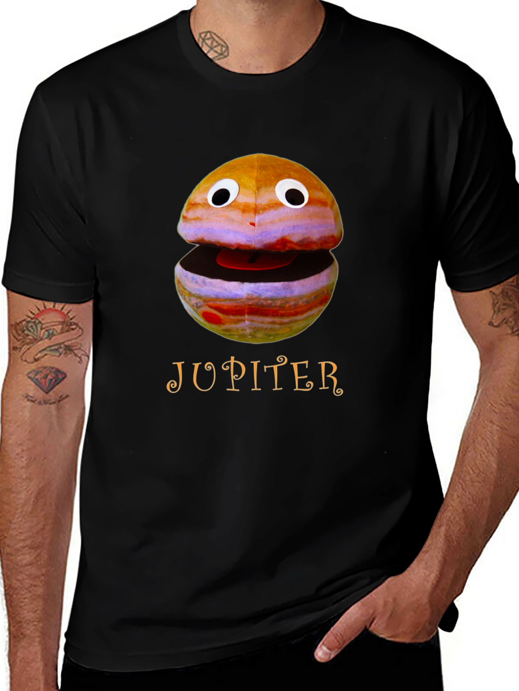 Jupiter Planet Graphic T-Shirt - Unique Space Design