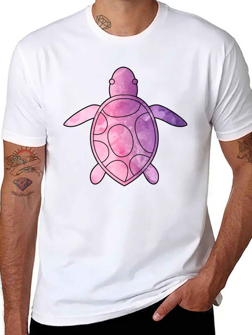 Watercolor Turtle Graphic Tee