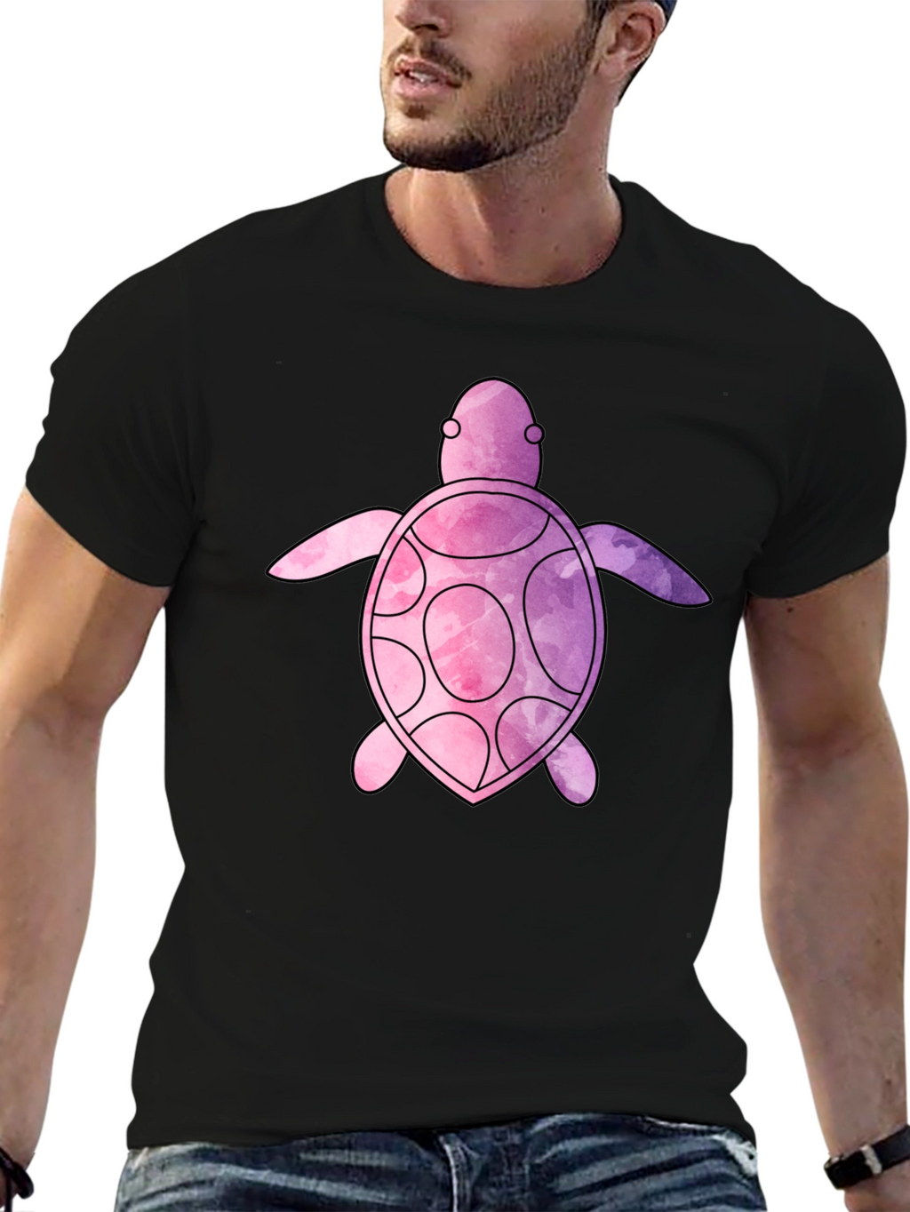 Watercolor Turtle Graphic Tee