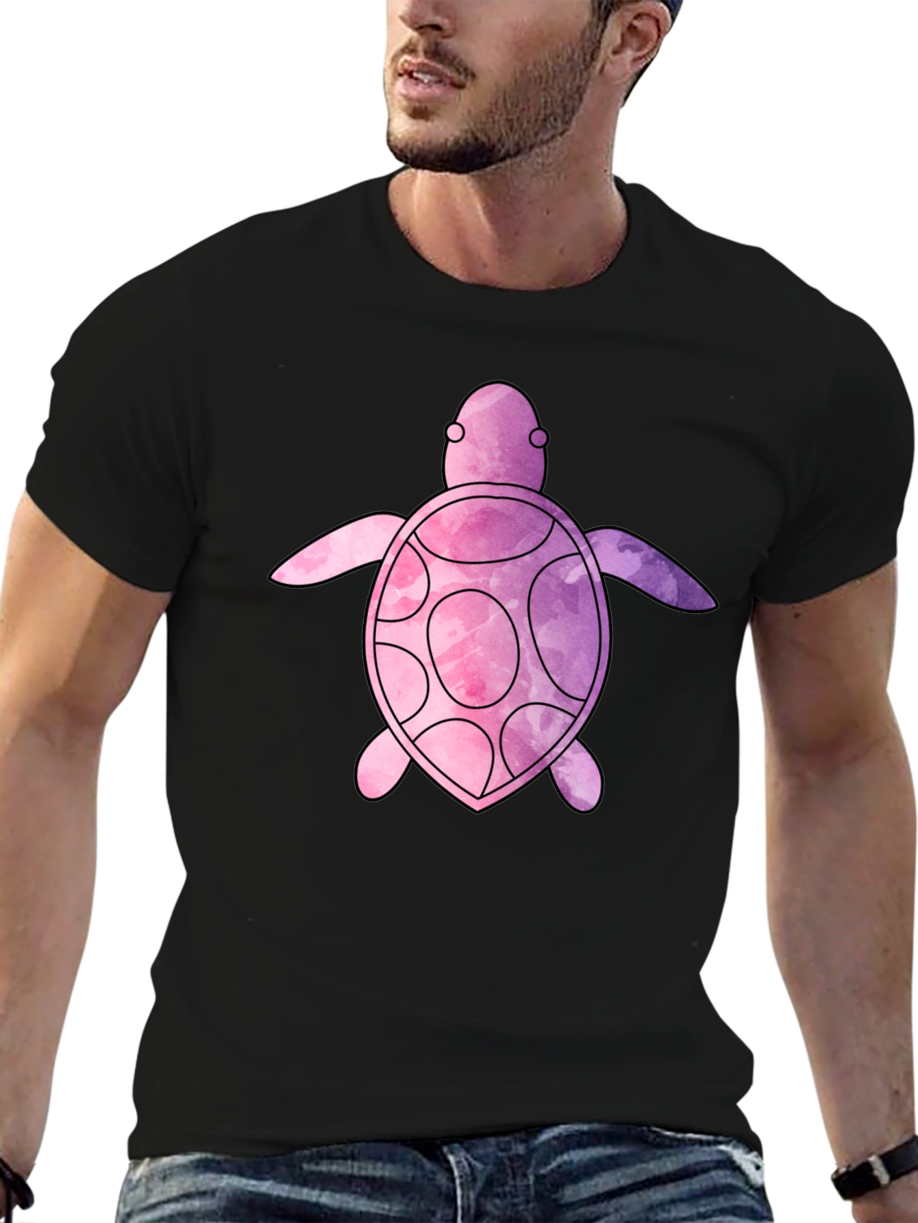 Watercolor Turtle Graphic Tee