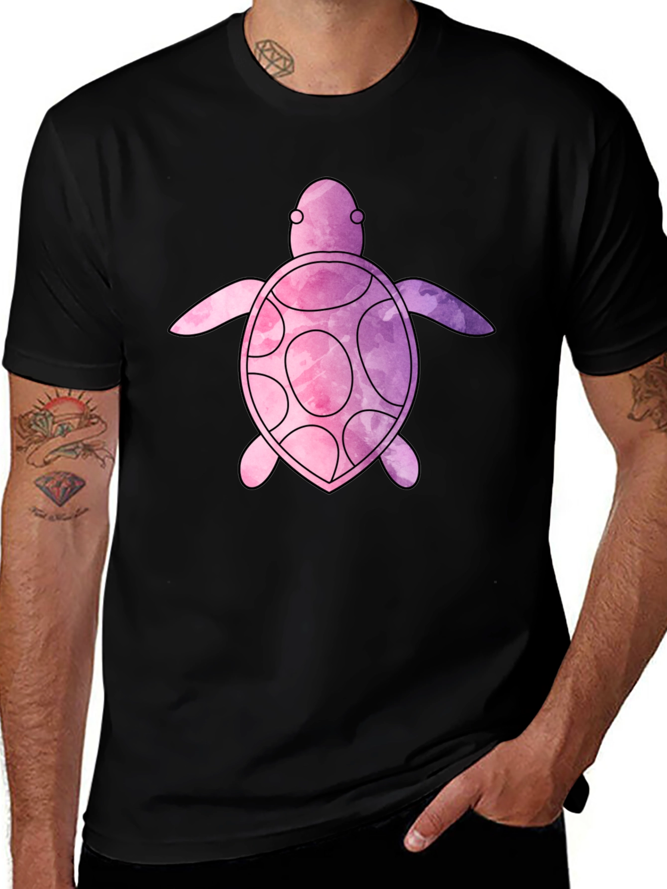 Watercolor Turtle Graphic Tee