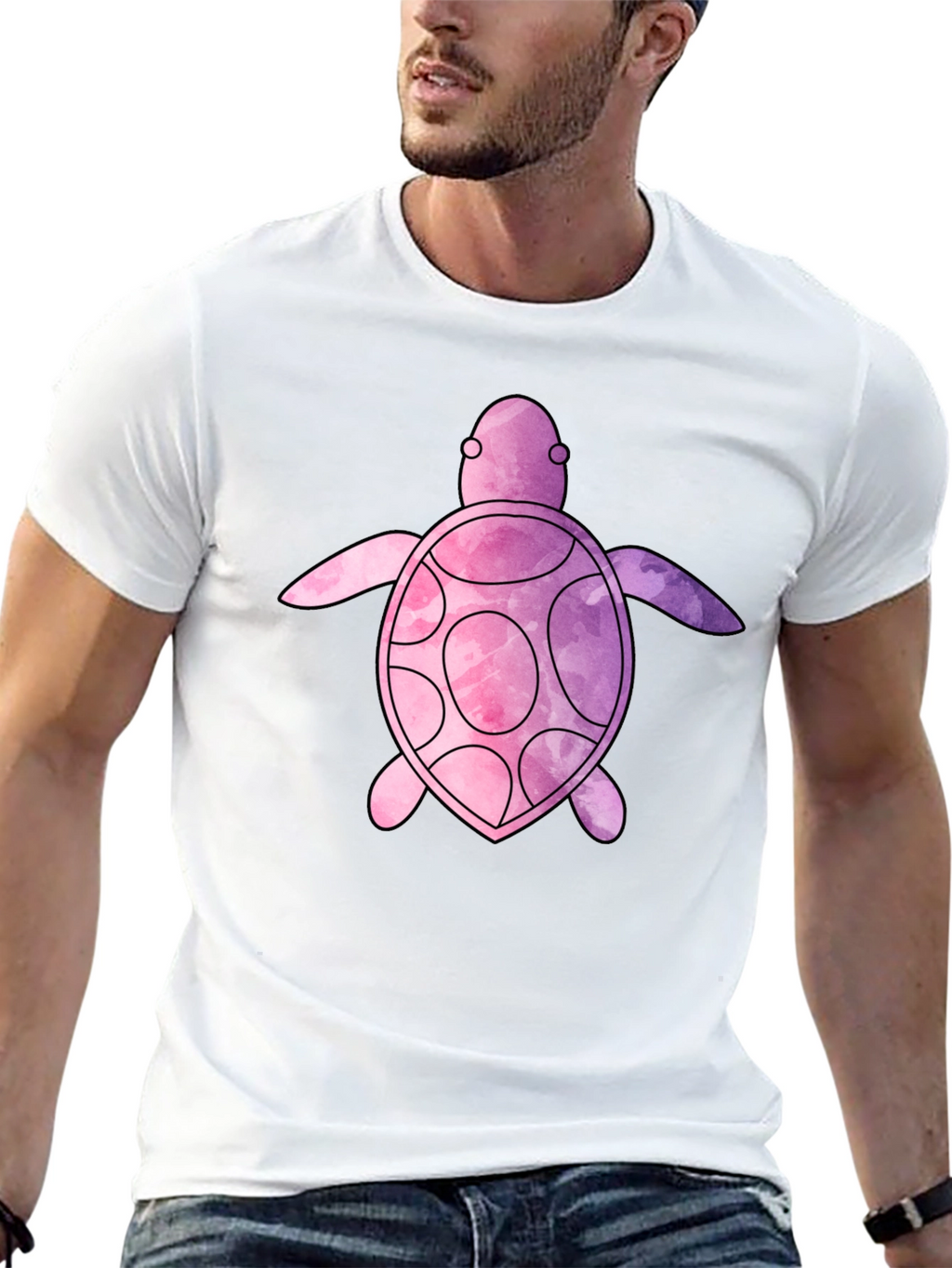 Watercolor Turtle Graphic Tee
