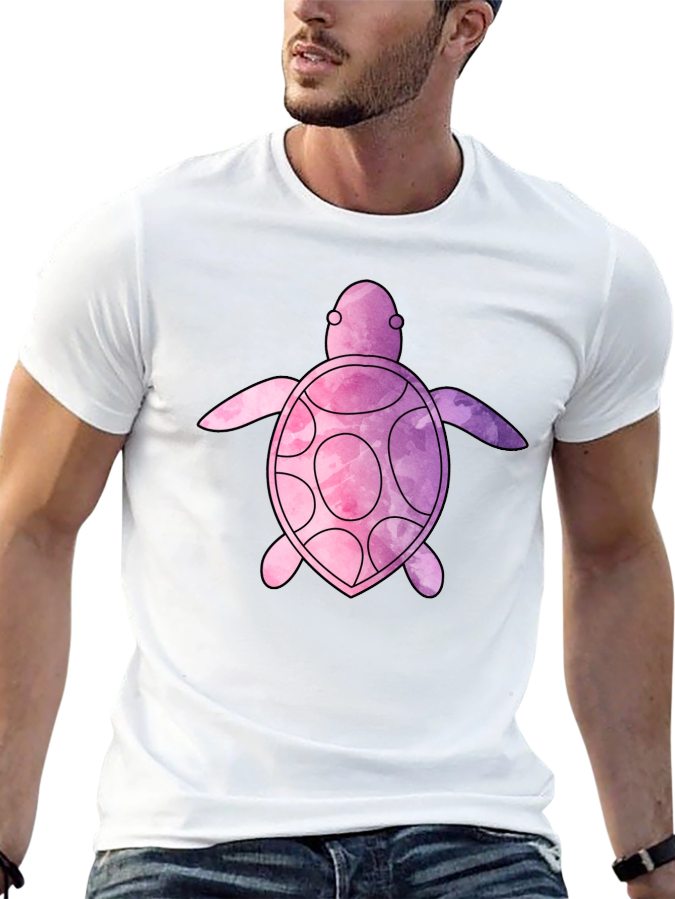 Watercolor Turtle Graphic Tee