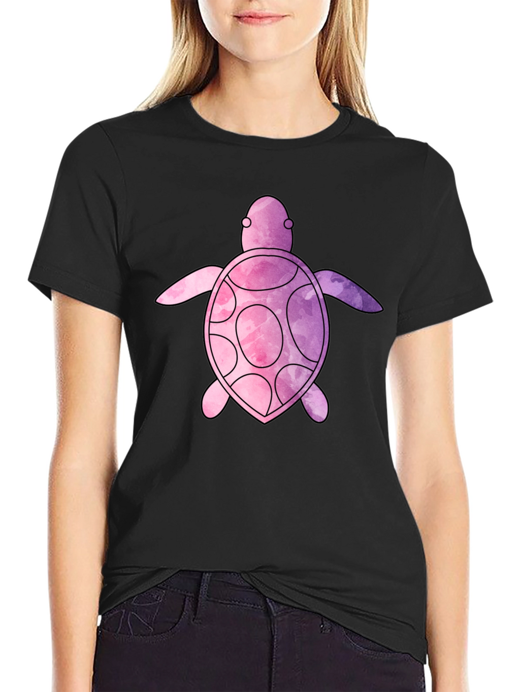Watercolor Turtle Graphic Tee