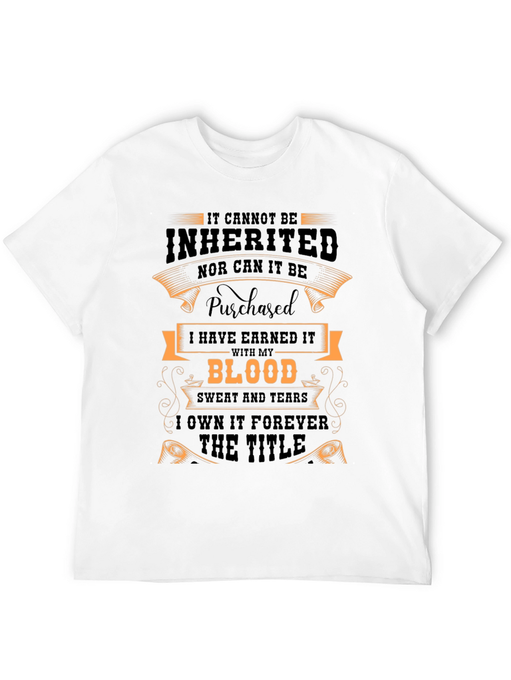 Earned Title Graphic Tee - Black