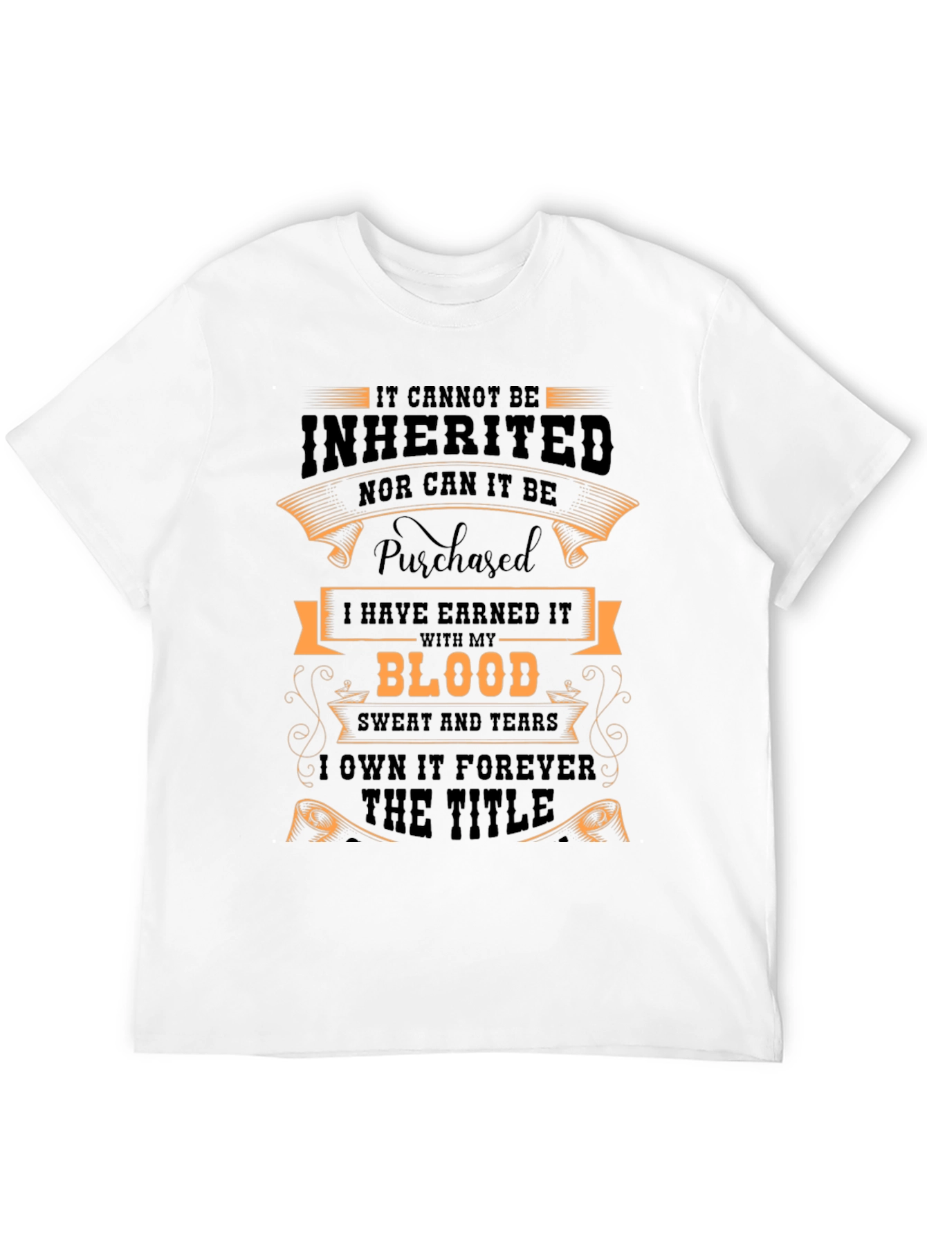 Earned Title Graphic Tee - Black