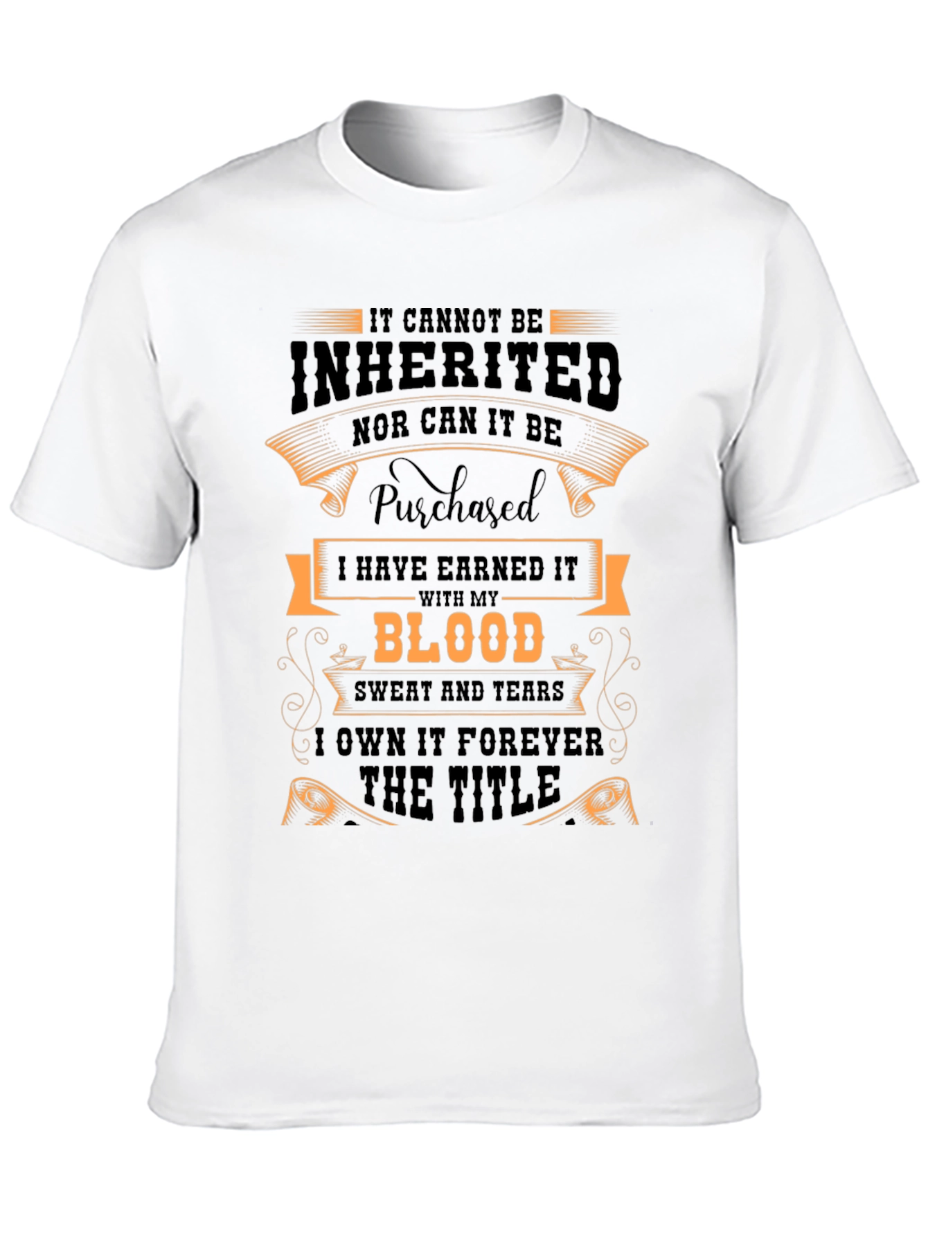 Earned Title Graphic Tee - Black