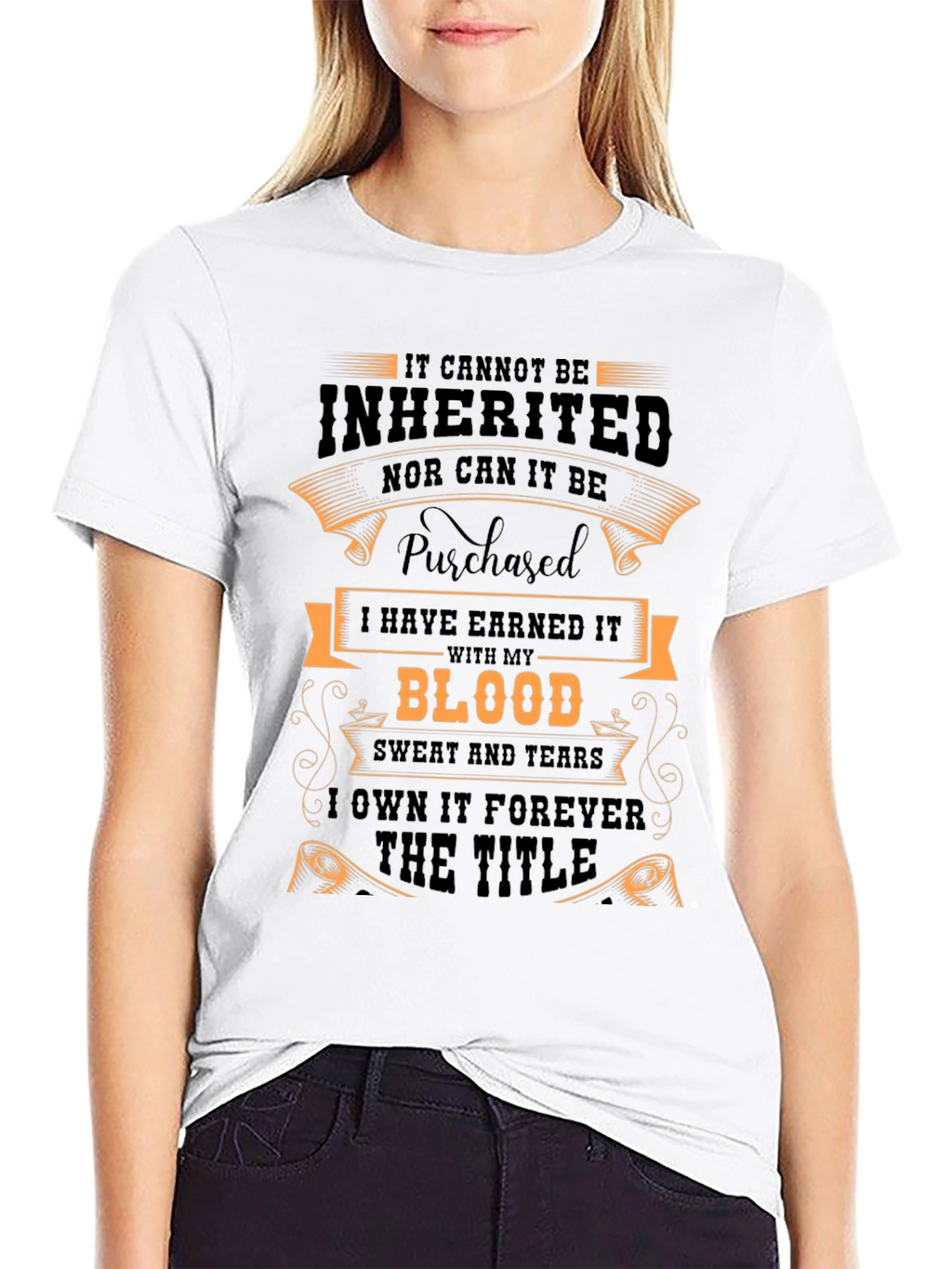 Earned Title Graphic Tee - Black