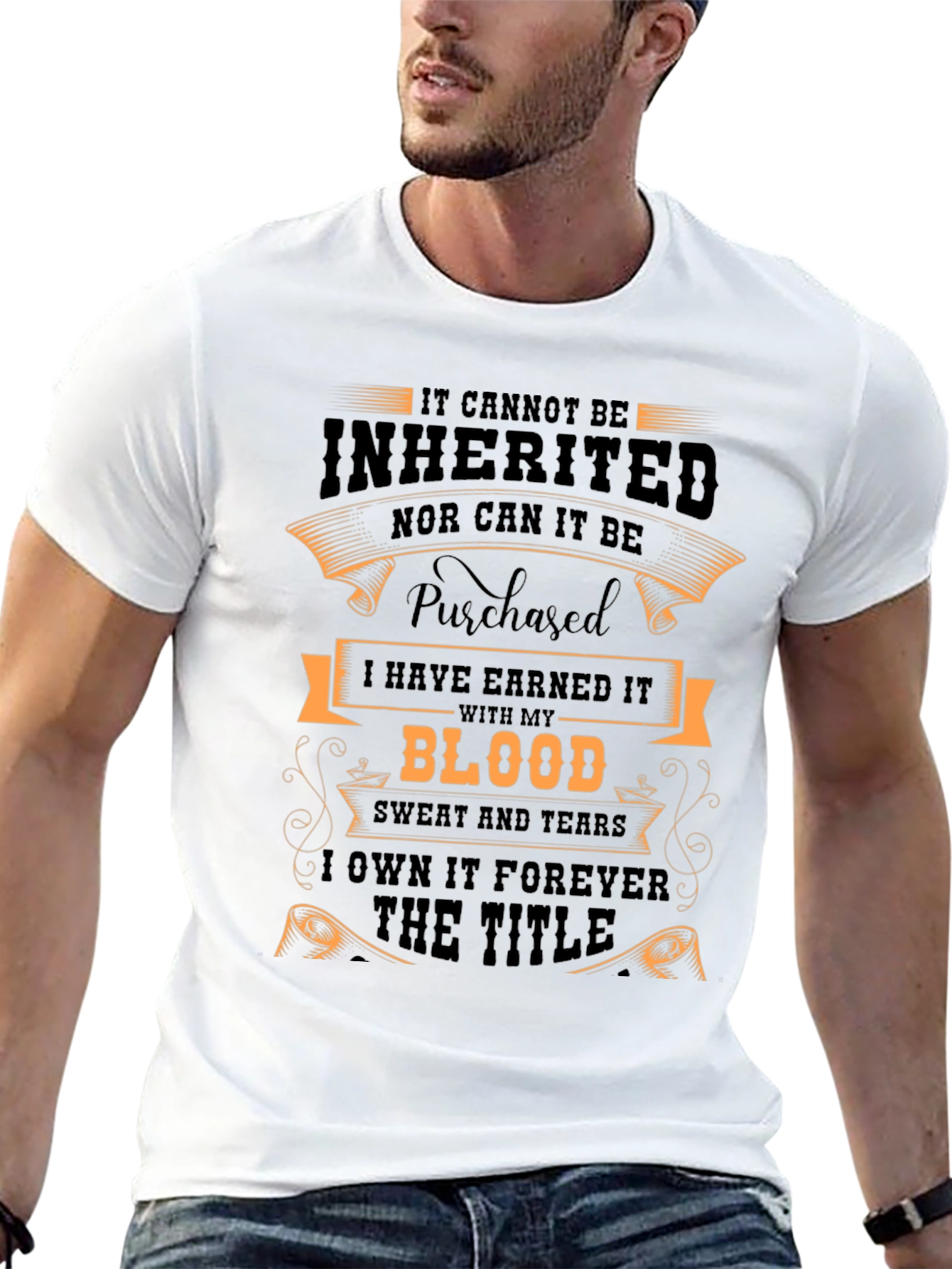 Earned Title Graphic Tee - Black