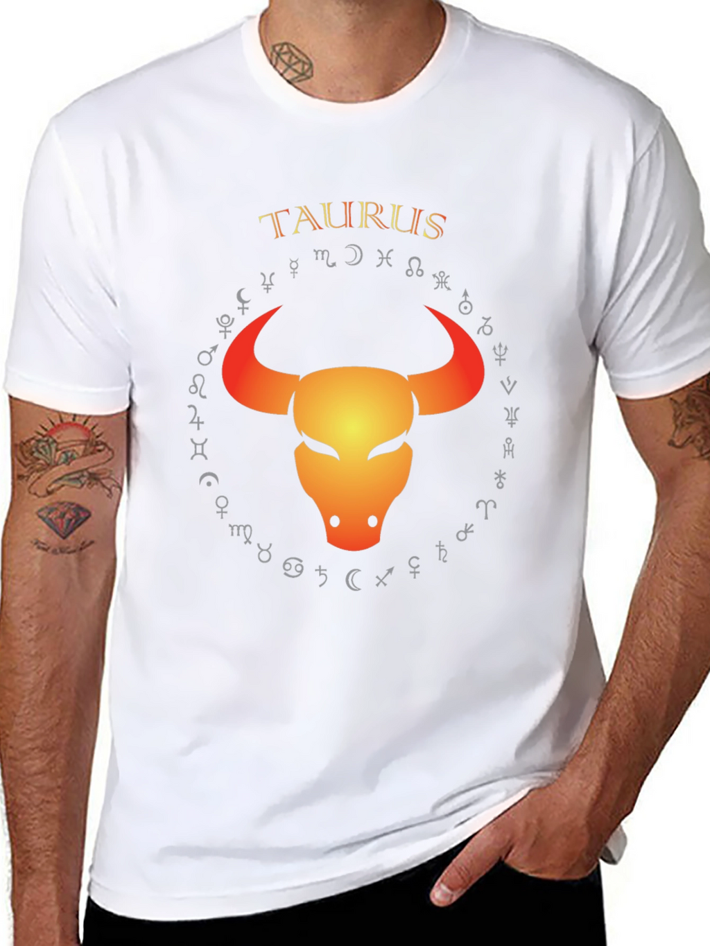 Taurus Zodiac T-Shirt - Bull Sign Apparel