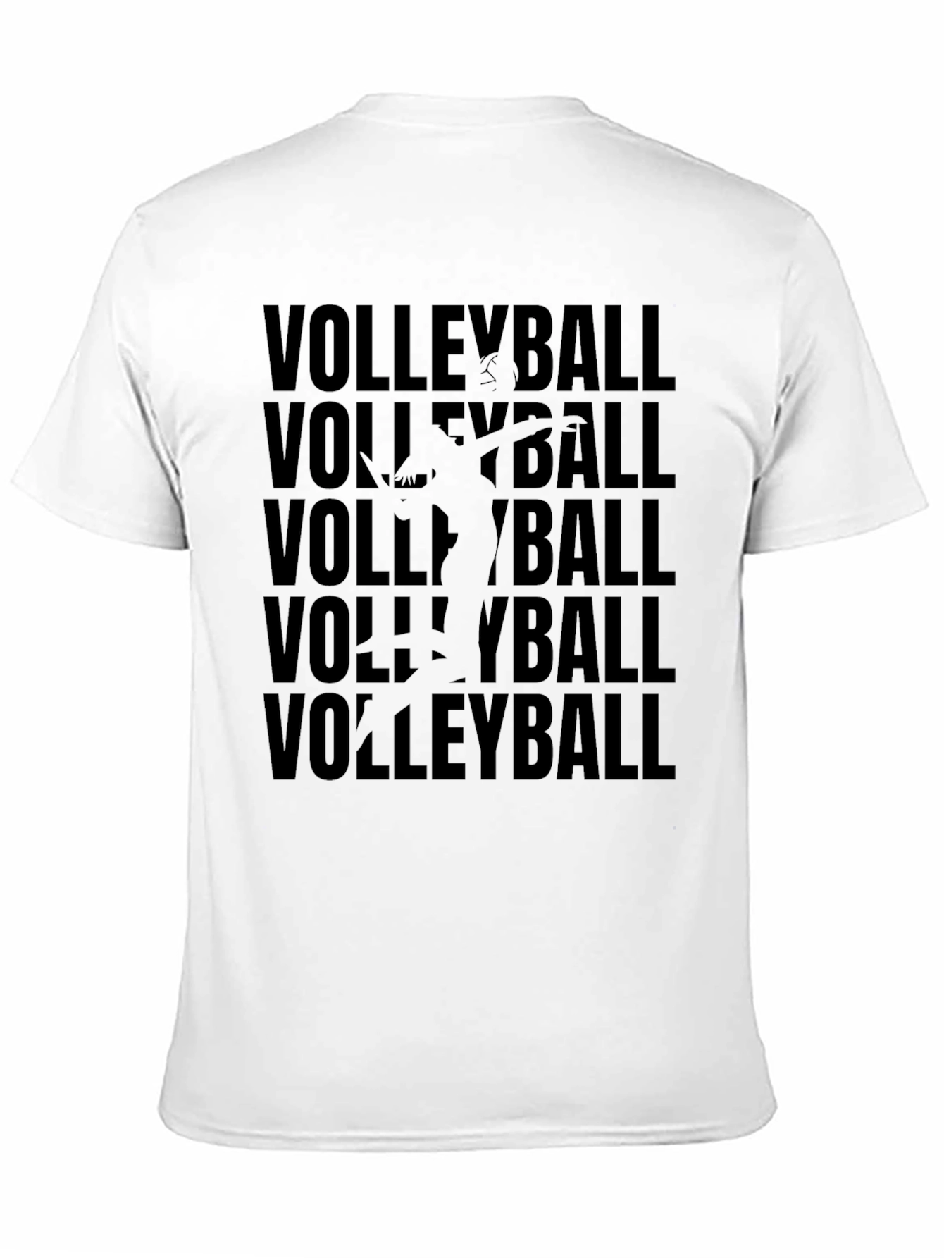Volleyball Graphic Tee - Black