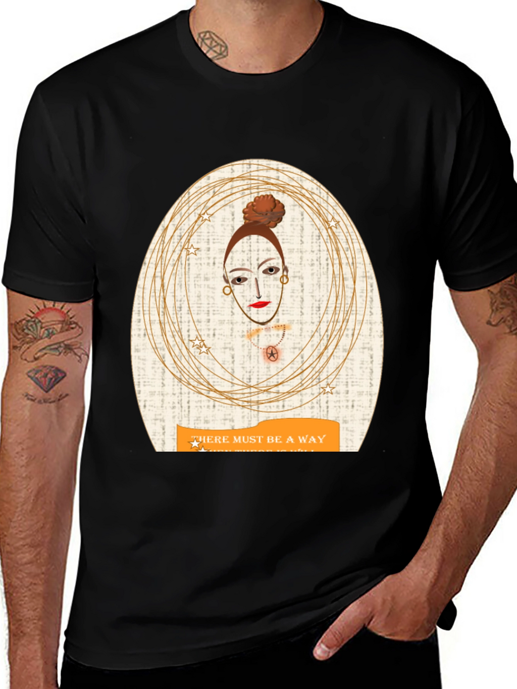 Unique Graphic Tee - There Must Be A Way