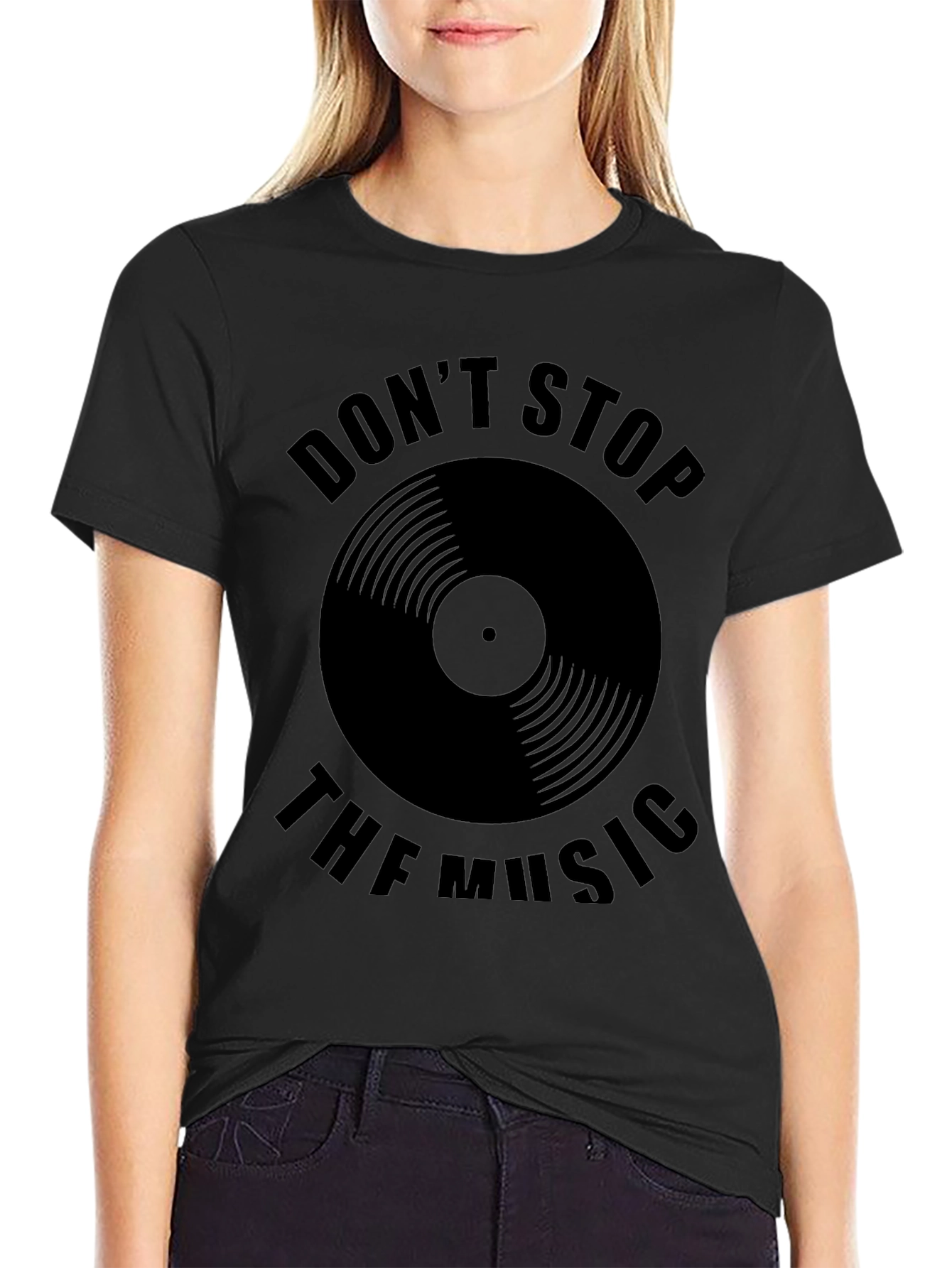 Dont Stop The Music Graphic Tee